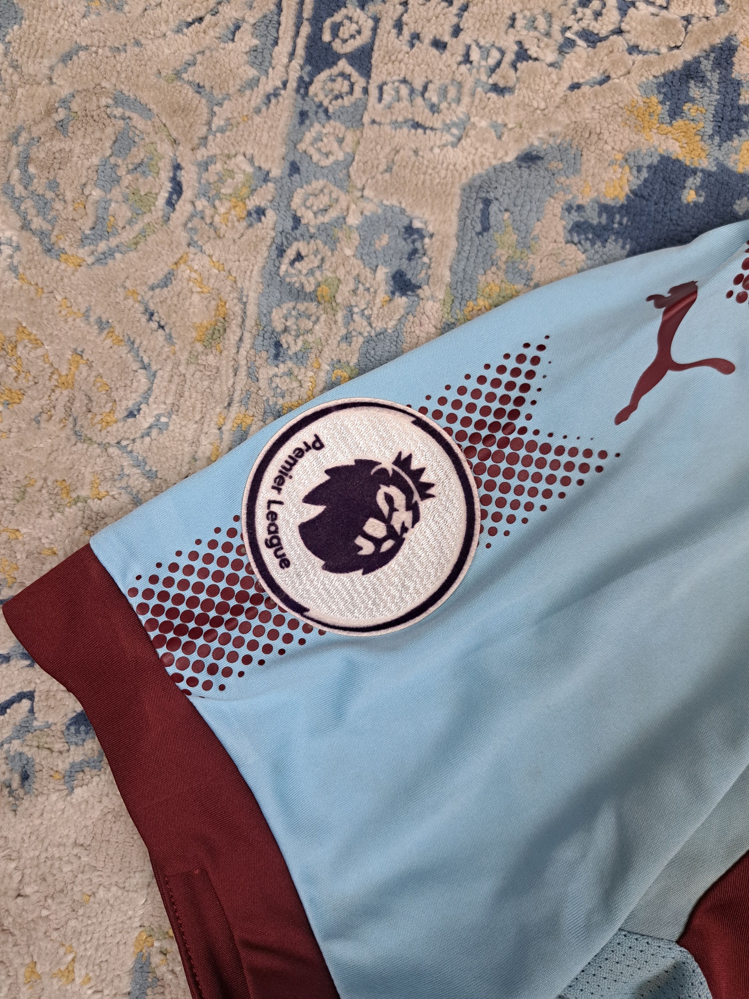 Puma Burnley 2018 Soccer Jersey Blokecore Premier League Patches Size US XXL / EU 58 / 5 - 5 Thumbnail