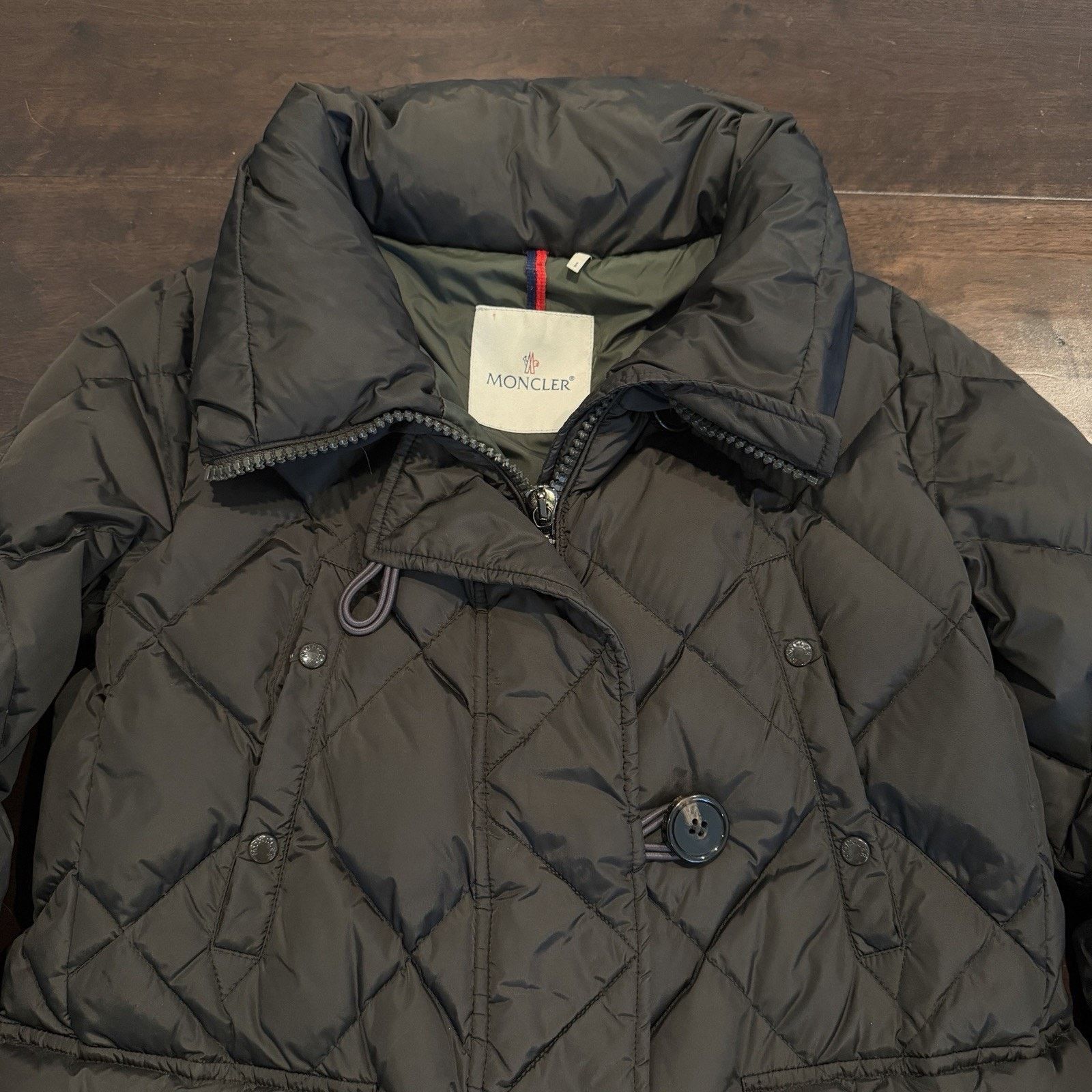 Moncler MONCLER Ladies Coat Vauloge Ruffled Hem Down Size M / US 6-8 / IT 42-44 - 7 Thumbnail
