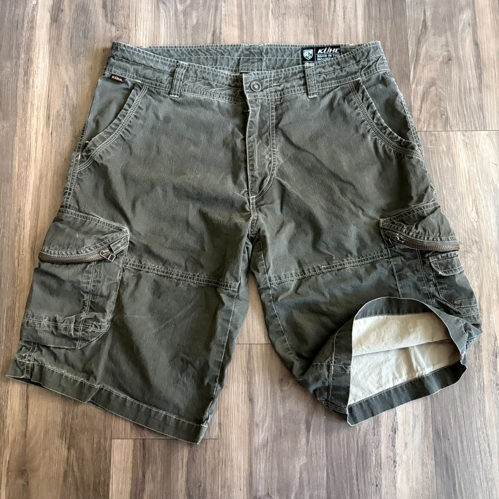 Kuhl Kuhl Ambush Cargo Shorts Men's Size 34 Vintage Patina Dye Size US 34 / EU 50 - 3 Thumbnail