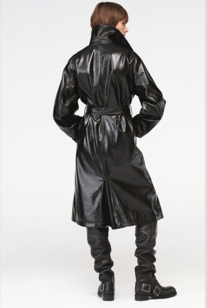 Zara Zara belted trench coat Steven Miesel BNWT BLACK Size US XS / EU 42 / 0 - 4 Thumbnail