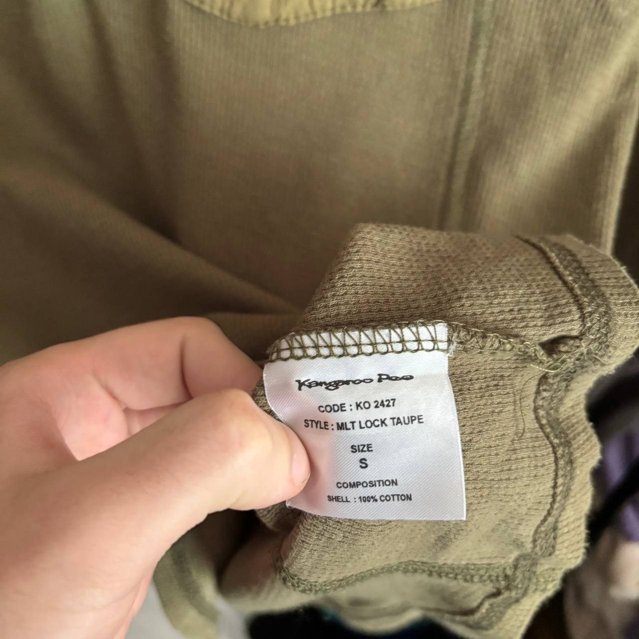 If Six Was Nine Y2K Military Utility Waffle Knit Thermal Shirt –Kangaroo Poo Size S / US 4 / IT 40 - 4 Thumbnail