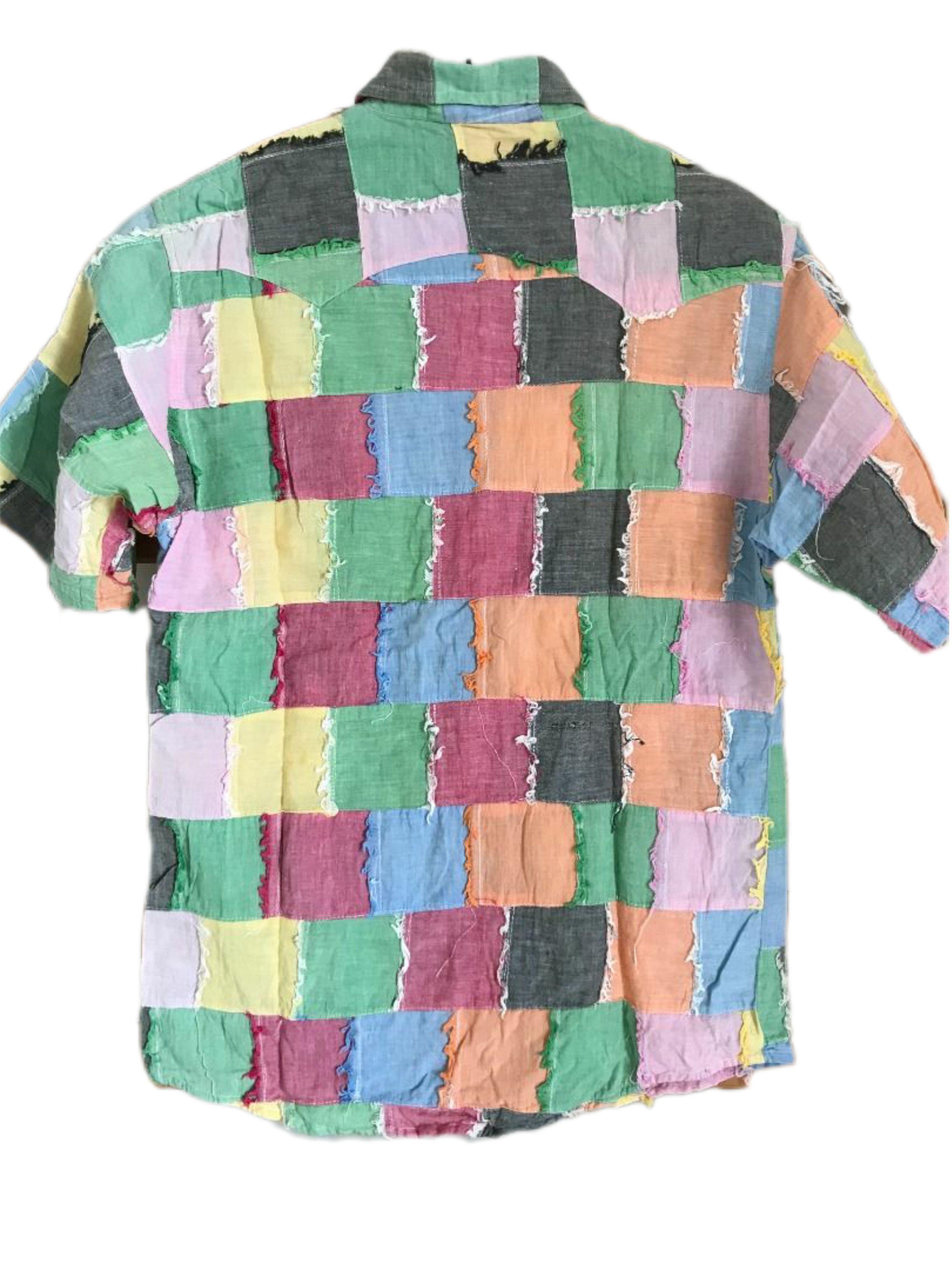 Vintage Patchwork Vintage Union Made Cooke Street Shirt Size US M / EU 48-50 / 2 - 2 Thumbnail