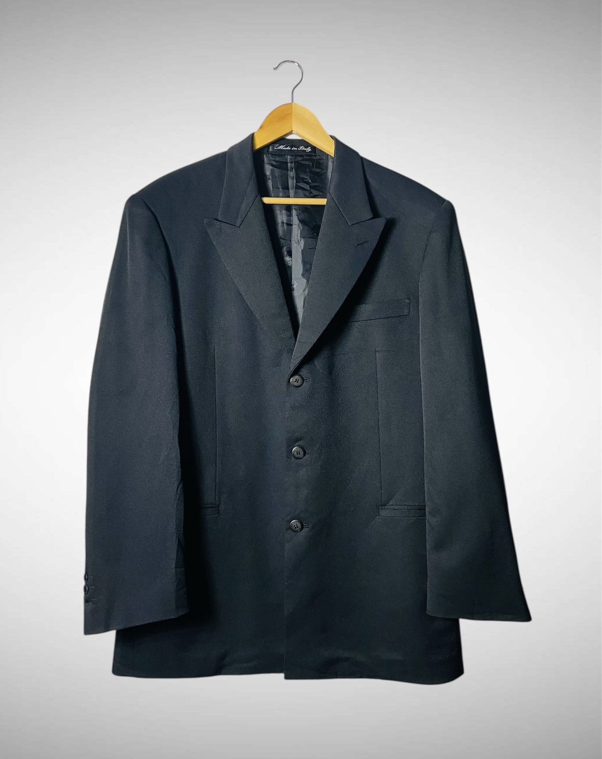 Versace Gianni Versace Blend Wool Blazer Size US L / EU 52-54 / 3 - 1 Thumbnail