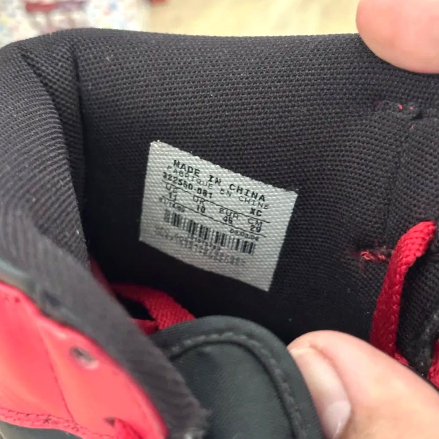 Nike 8. Keywords: Air Jordan 1, High Retro DMP, Chicago Bulls, Men's, Size 11, AS IS, FLAWS SHOWN, PRE-OWNED, NO BOX Size US 11 / EU 44 - 7 Thumbnail