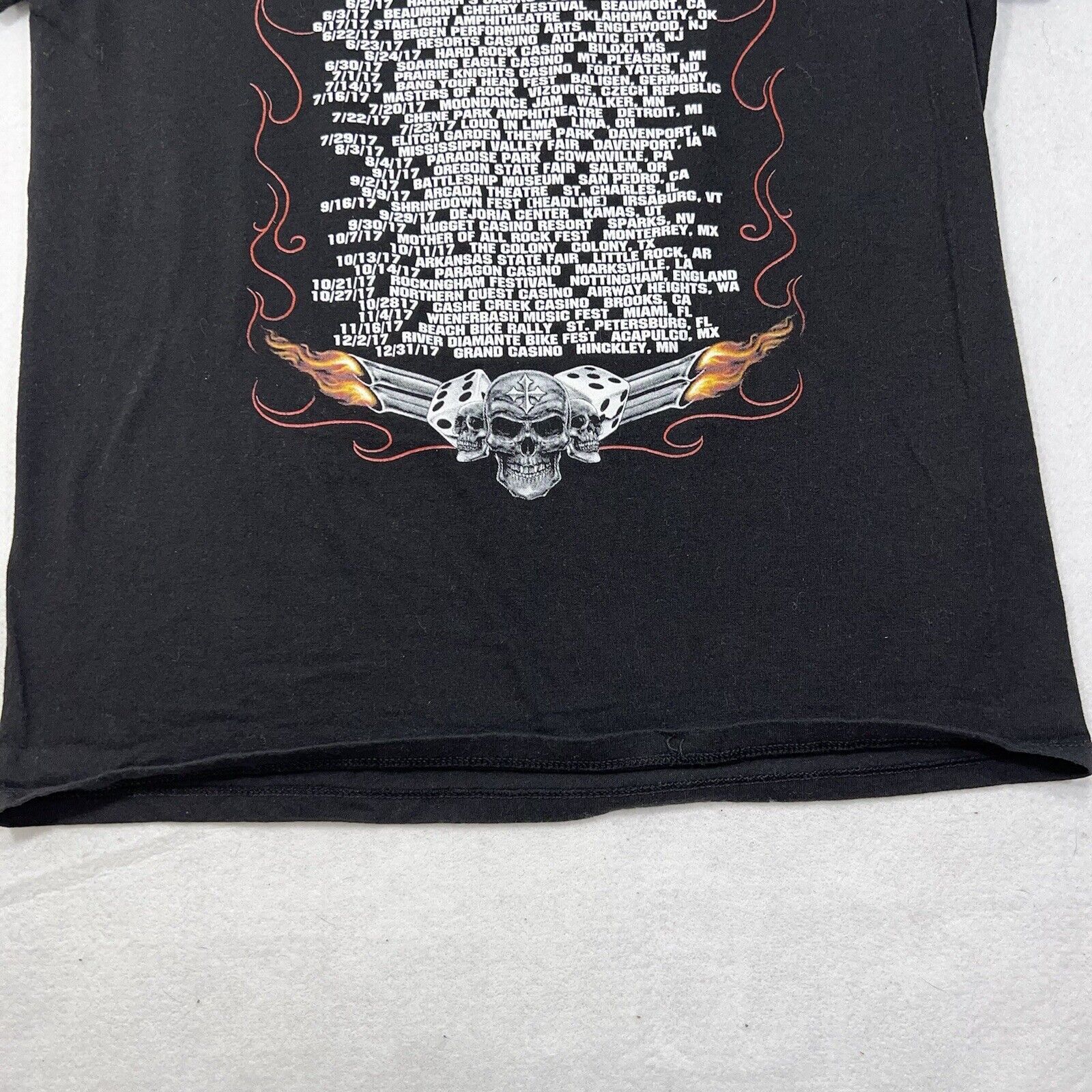 Hanes Vince Neil Tour Mötley Crüe Short Sleeve Graphic T Shirt Size M / US 6-8 / IT 42-44 - 11 Thumbnail