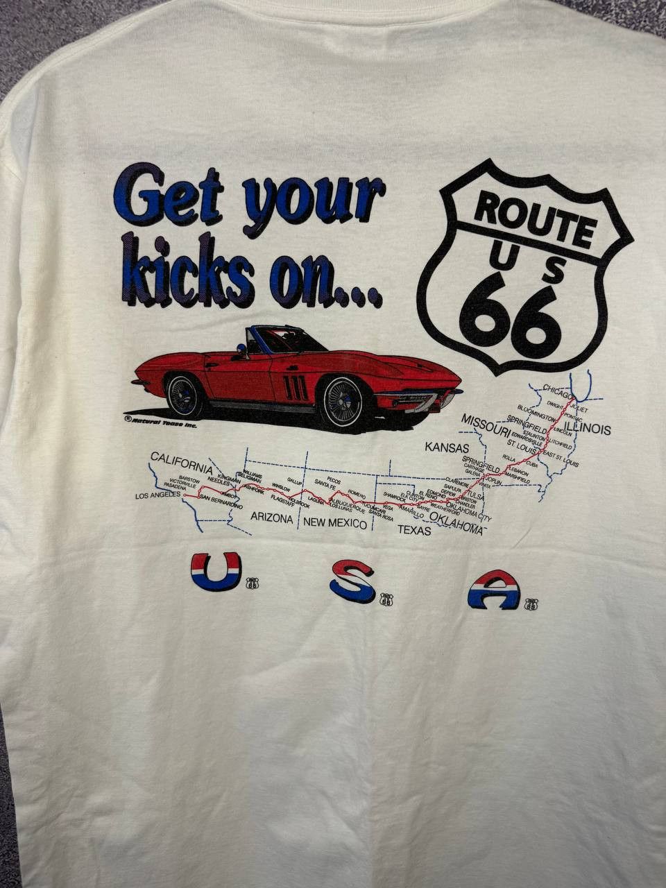 Route 66 × Vintage Vintage Single Stich Route 66 Souvenir T-Shirt Made in USA Size US L / EU 52-54 / 3 - 11 Thumbnail