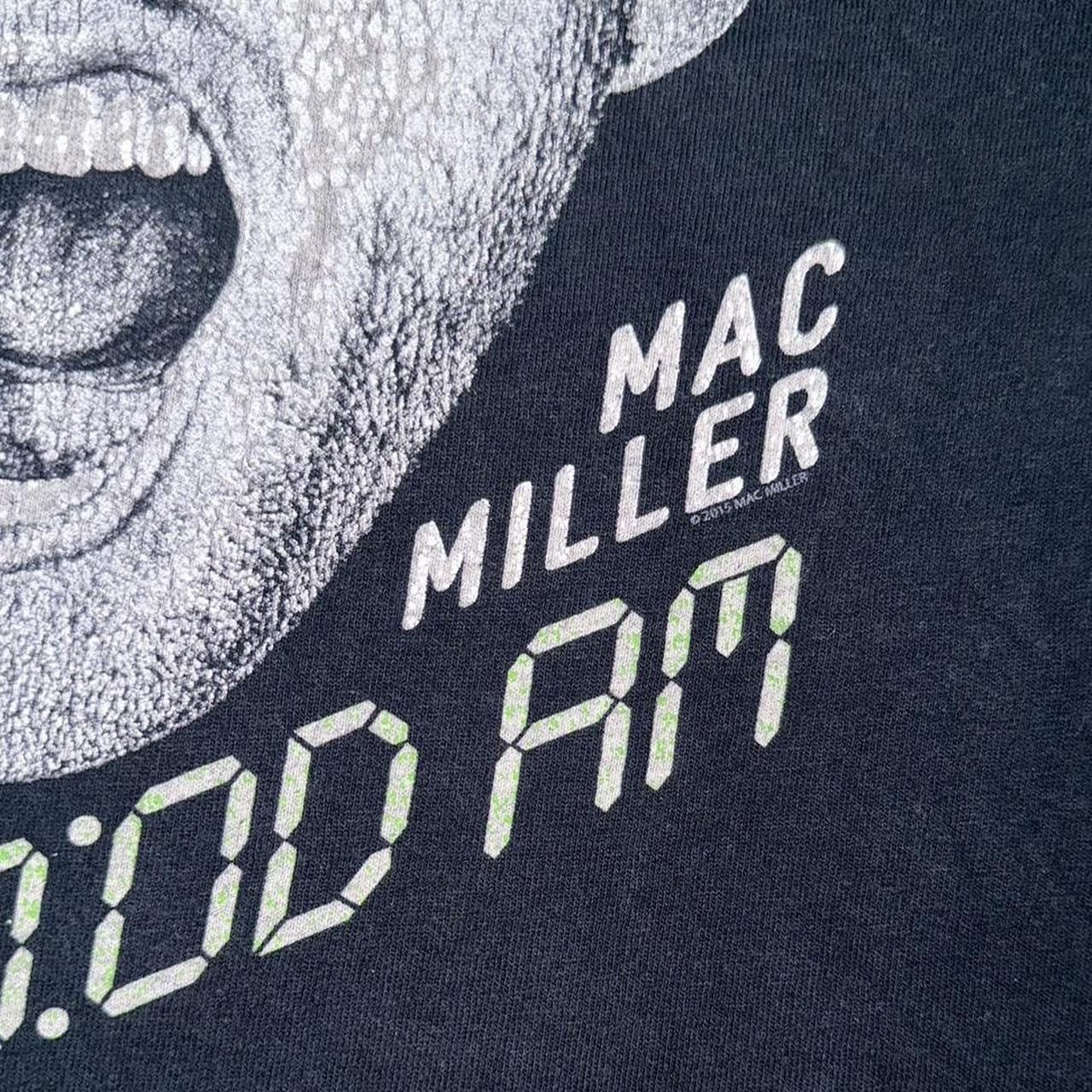 Mac Miller Rare 2015 Mac Miller Good AM Album Artwork Wake Up Alarm Tee Size US L / EU 52-54 / 3 - 5 Thumbnail