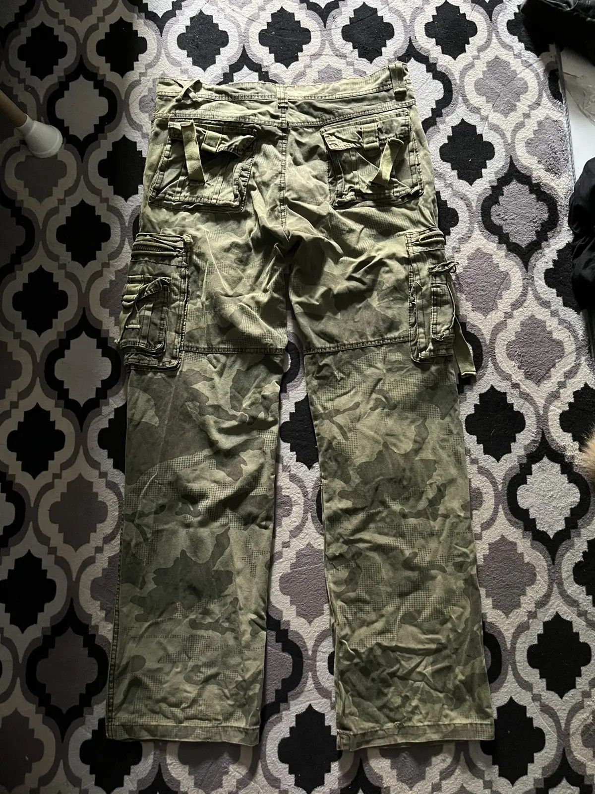 PPFM Japanese unknwn cargo camo streetwear pants Size US 33 - 2 Thumbnail