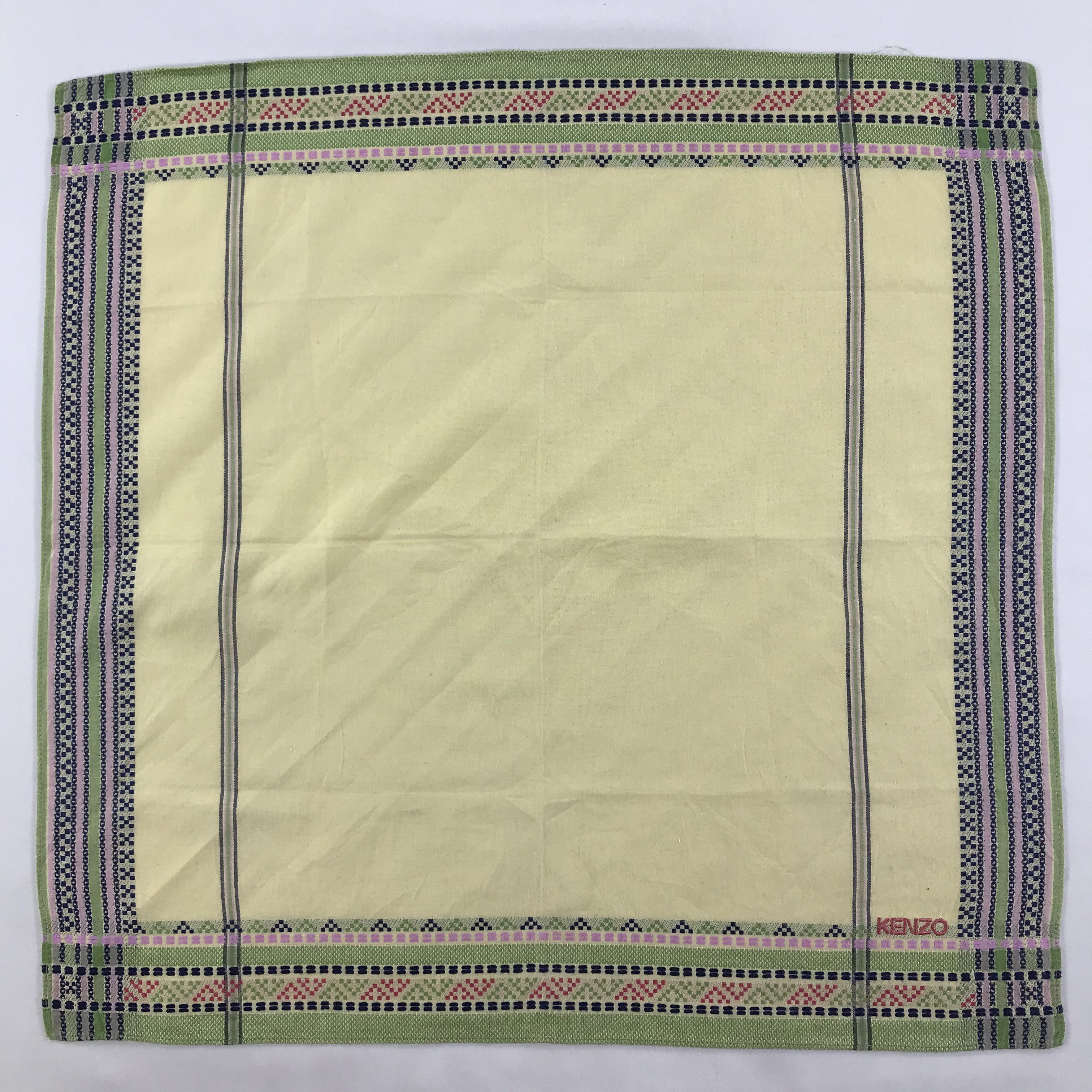 Kenzo × Vintage Kenzo Bandana / Handkerchief / Neckerchief - S1621 Size ONE SIZE - 1 Thumbnail
