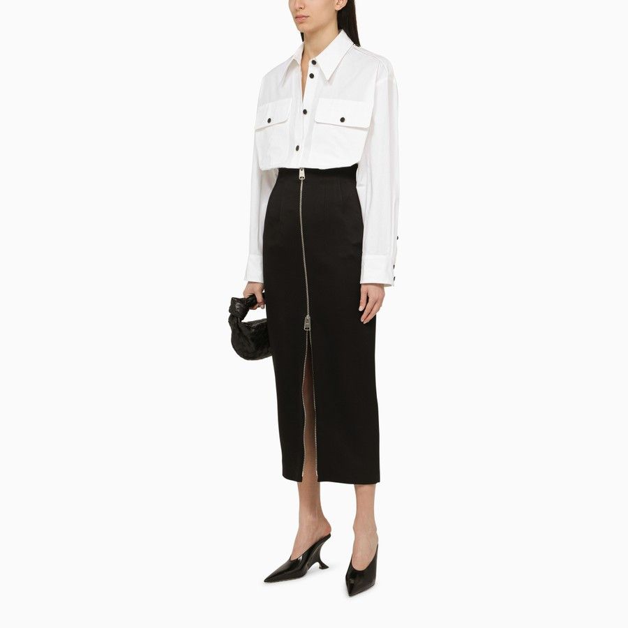 KHAITE o1d2blof0824 Missa Cotton Shirt in White Size S / US 4 / IT 40 - 2 Thumbnail