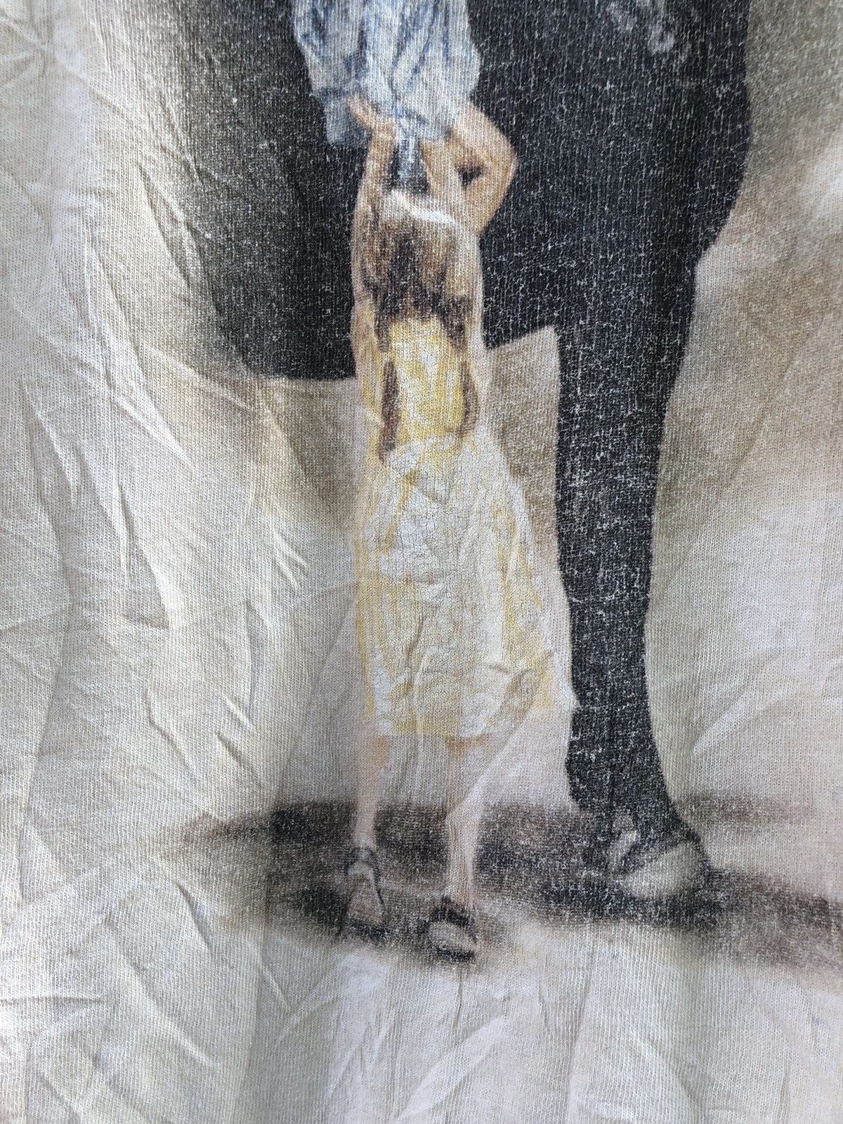 Japanese Brand × Vintage Vintage Two Girls And A Horse Art By Lesley Harrison Tee Size US XL / EU 56 / 4 - 7 Thumbnail