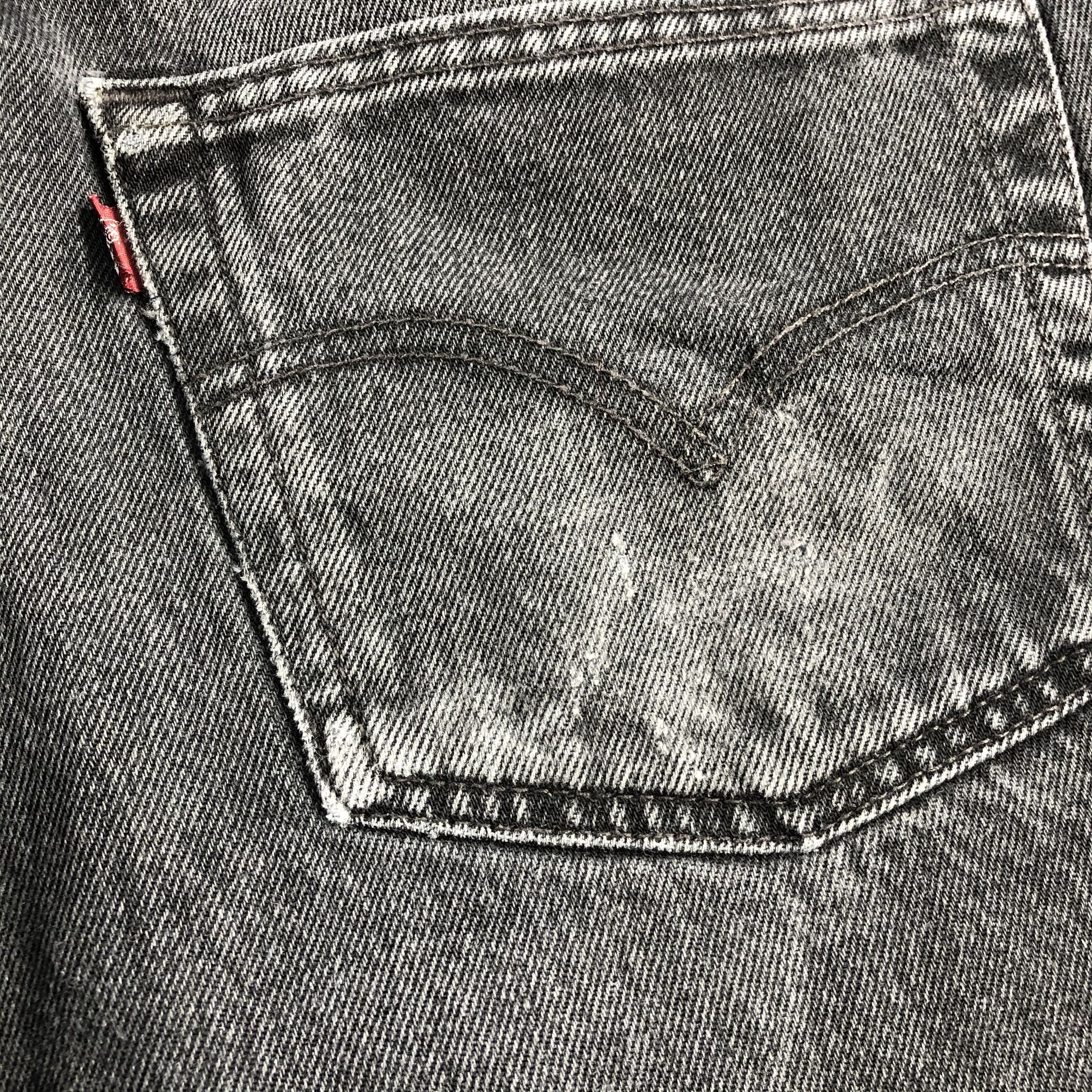 Levi's 90s Vintage Ripped Levis 501 Earth Tone Jeans-J1565 Size US 33 - 8 Thumbnail