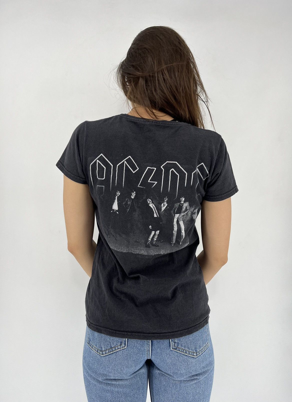AC/DC × Band Tees Vintage Y2K AC/DC Highway To Hell Womens Tee Size M / US 6-8 / IT 42-44 - 5 Thumbnail