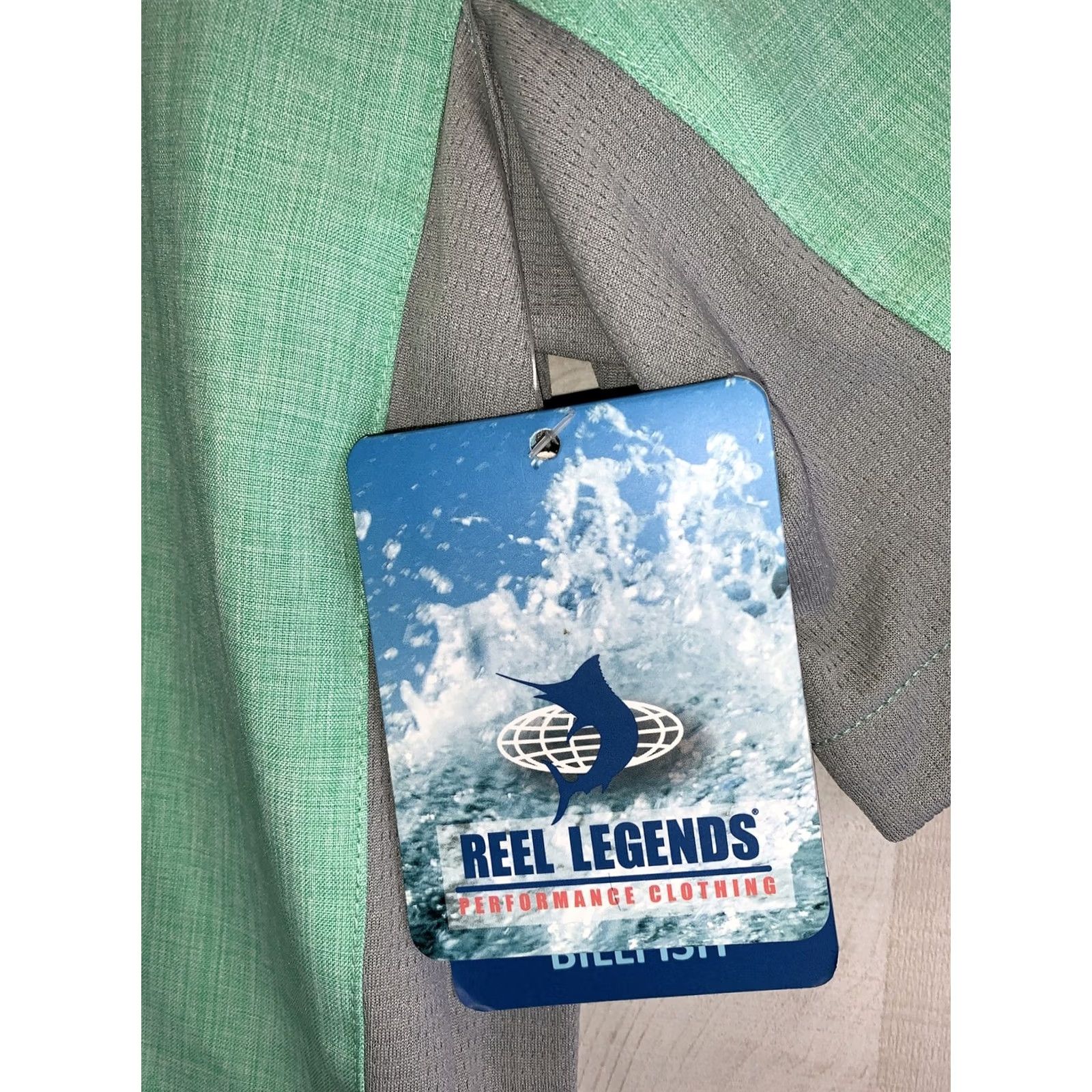 Vintage VINTAGE? No, Not Vintage. Reel Legends Billfish Performance Button Up Fishing Shirt Mens M NWT-7595 Size US M / EU 48-50 / 2 - 4 Thumbnail