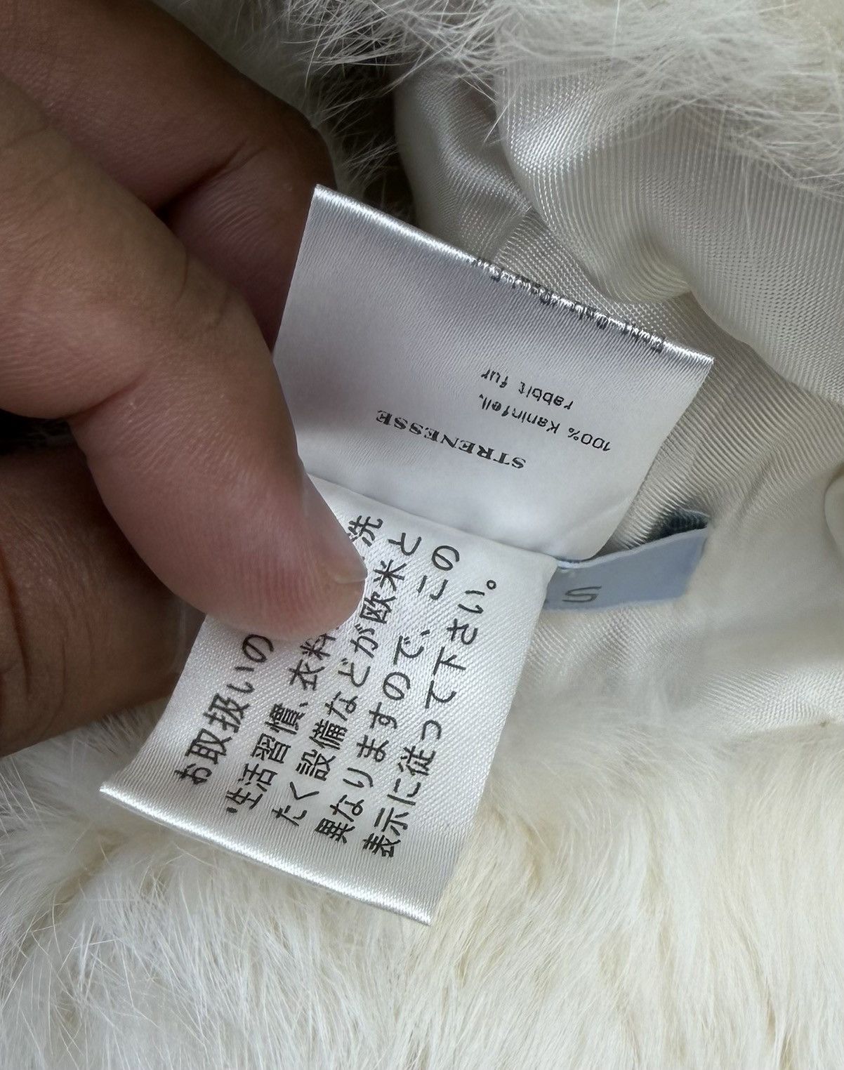 Japanese Brand made in turkey strenesse blue rabbit fur hat tc53 Size ONE SIZE - 6 Thumbnail