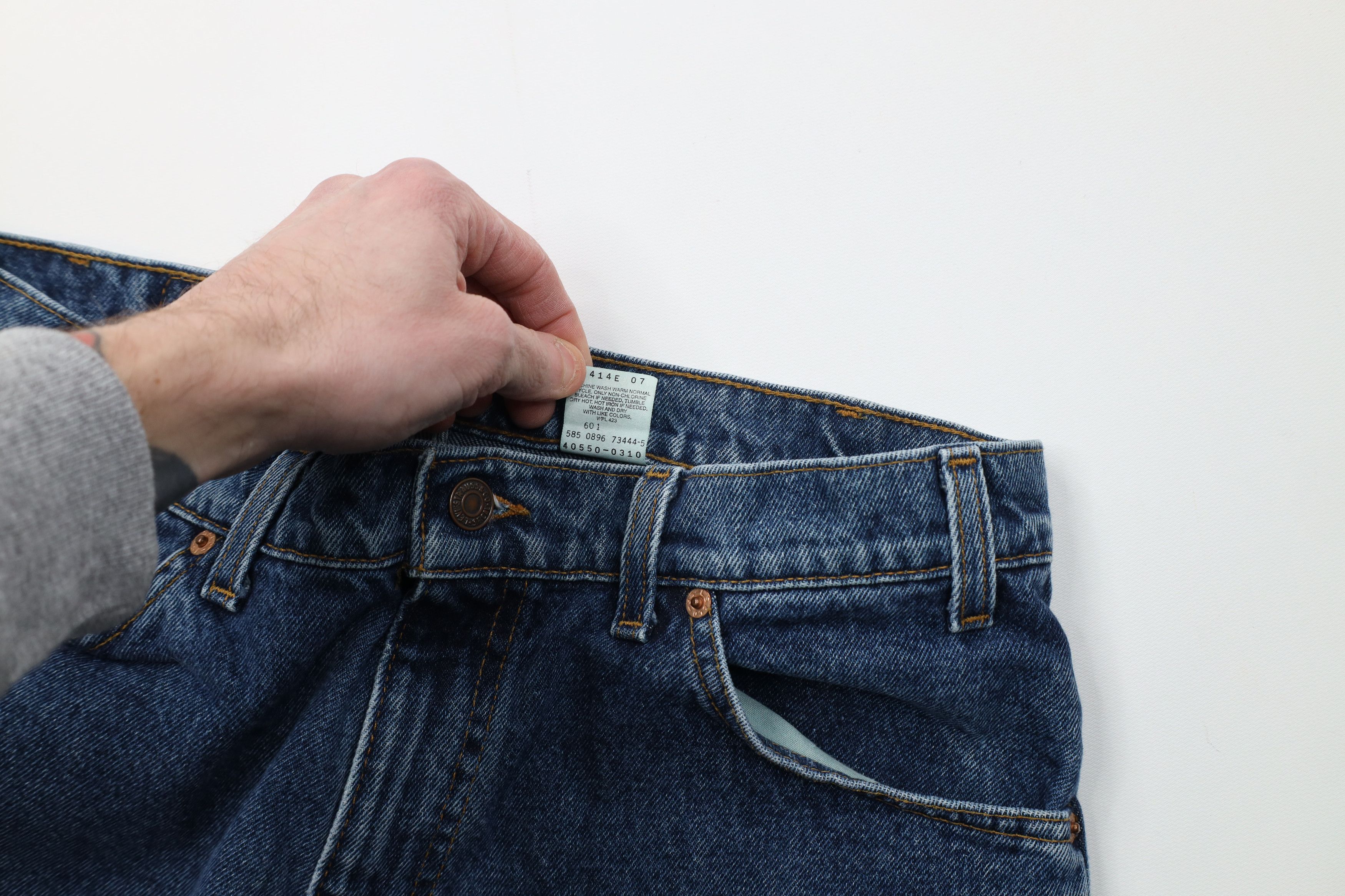 Levi's Vintage 90s Levis 550 Orange Tab Fit Tapered Leg Jeans USA Size US 34 / EU 50 - 9 Thumbnail