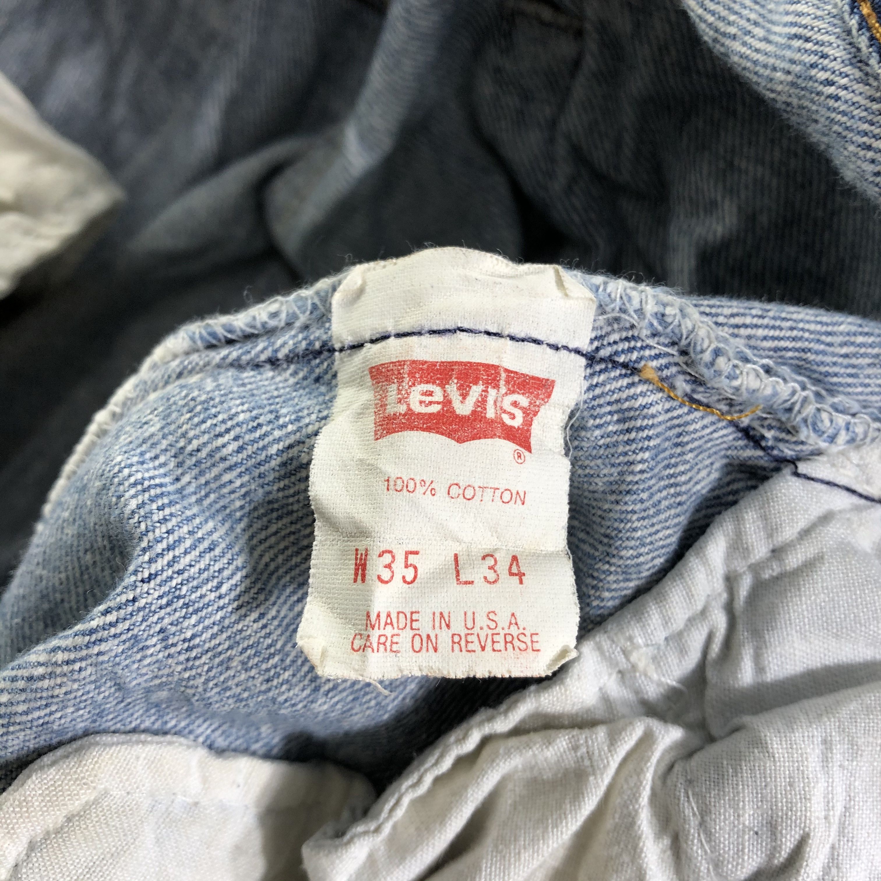 Levi's Vintage 90s Levis 501 Jeans-J3641 Size US 33 - 10 Thumbnail