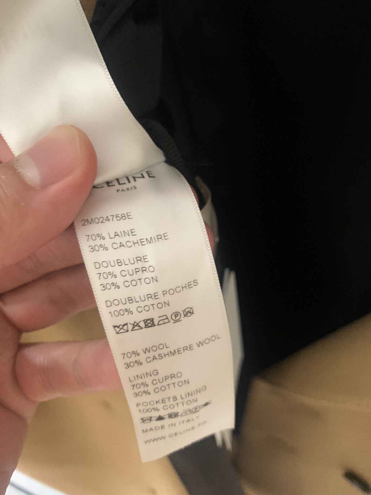 Celine Celine 2020FW Camel Wool and Cashmere coat Size US M / EU 48-50 / 2 - 6 Thumbnail