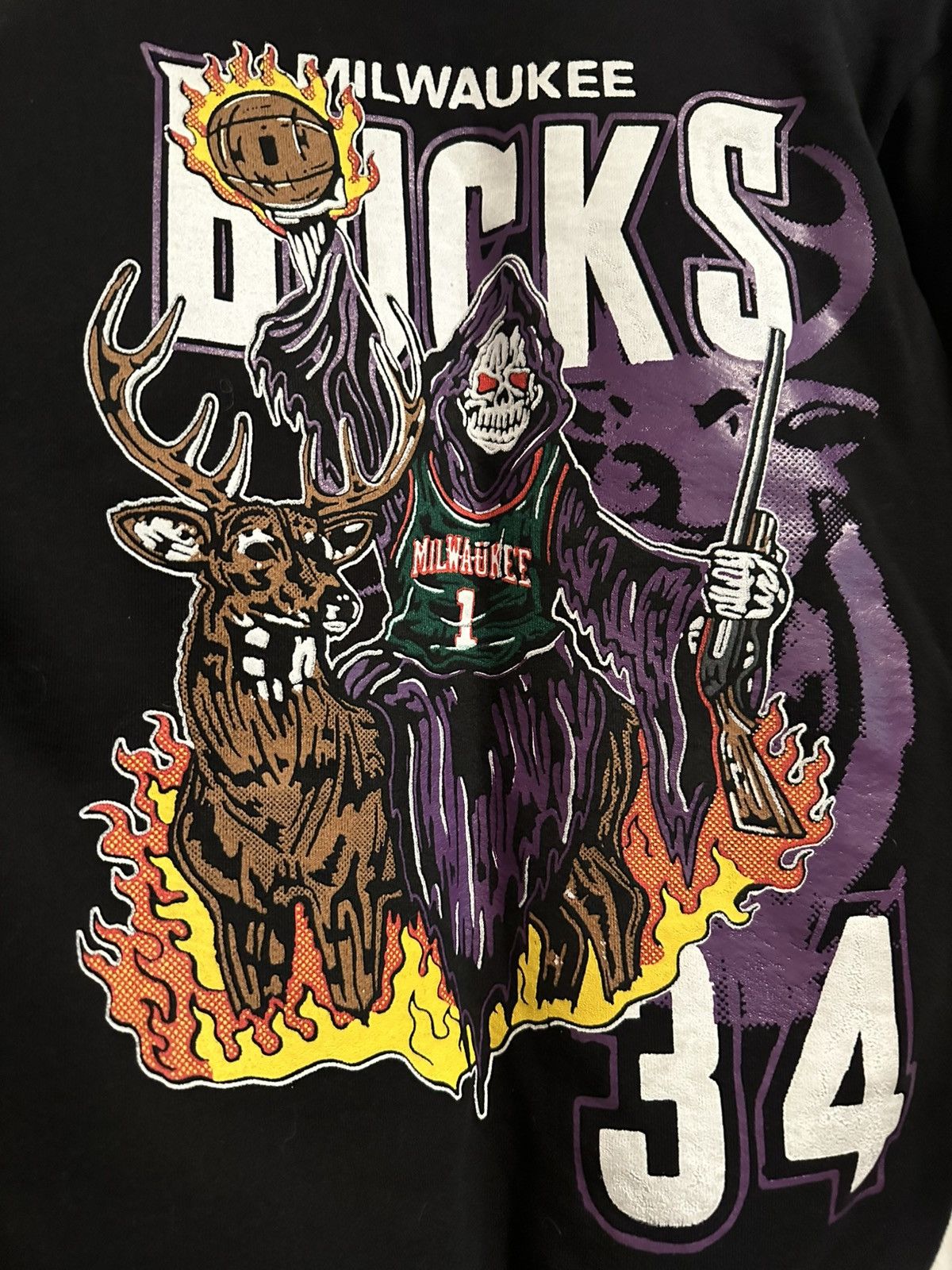 Warren Lotas Rare Warren Lotas Milwaukee Bucks Hoodie Size US S / EU 44-46 / 1 - 2 Thumbnail