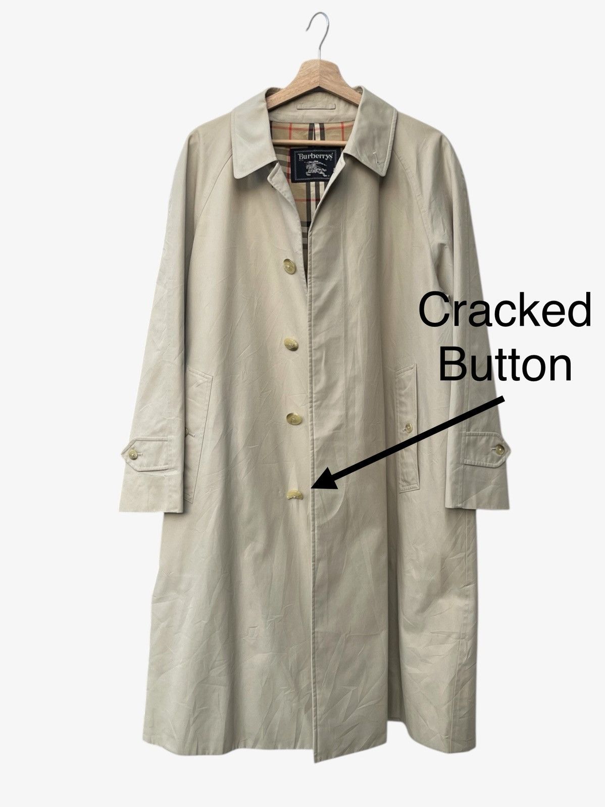 Burberry Vintage Burberrys Nova Check Balmacaan Coat Size US S / EU 44-46 / 1 - 2 Thumbnail