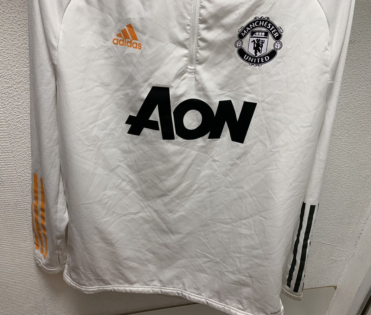Adidas Manchester United adidas soccer jersey longsleeve L sz Size US L / EU 52-54 / 3 - 3 Thumbnail