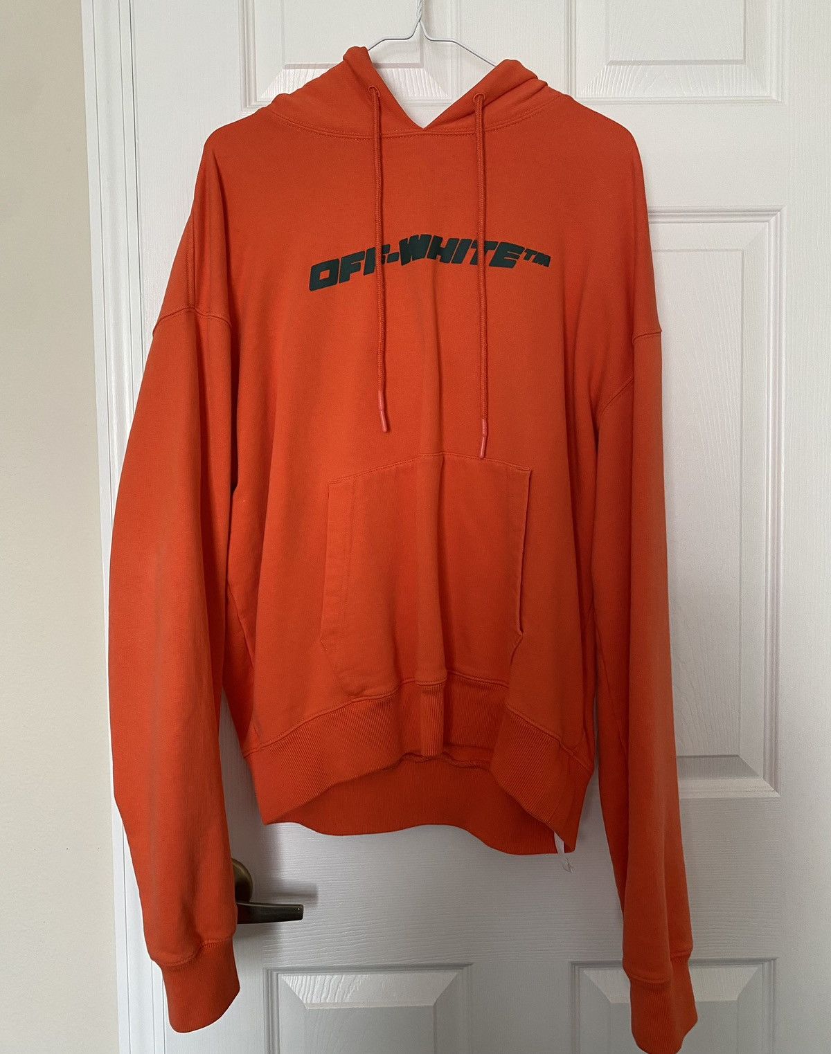 Off-White Off-White Hoodie Orange Size Medium Size US M / EU 48-50 / 2 - 1 Thumbnail