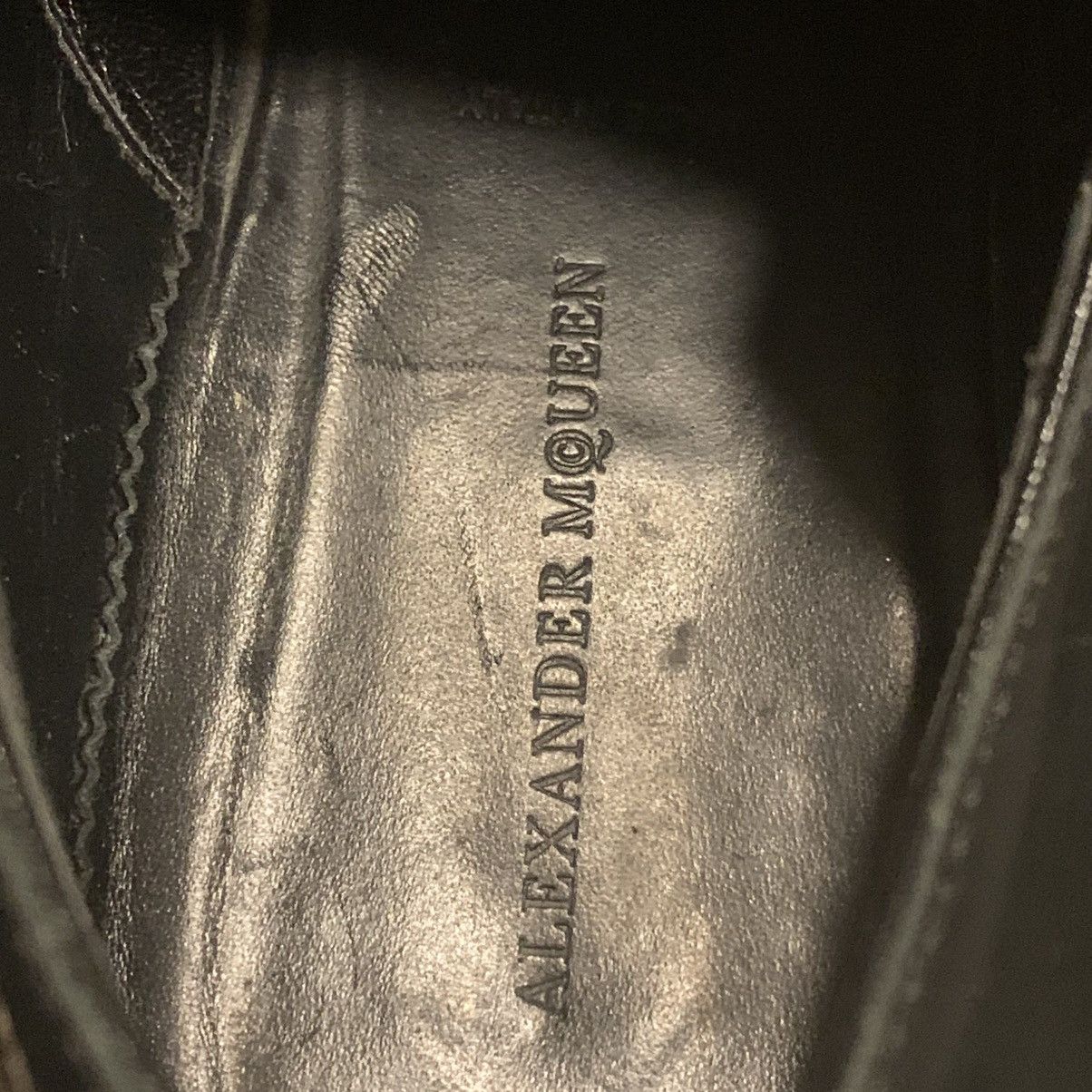Alexander McQueen ALEXANDER MCQUEEN BLACK DERBY SHOES Size US 12 / EU 45 - 10 Thumbnail