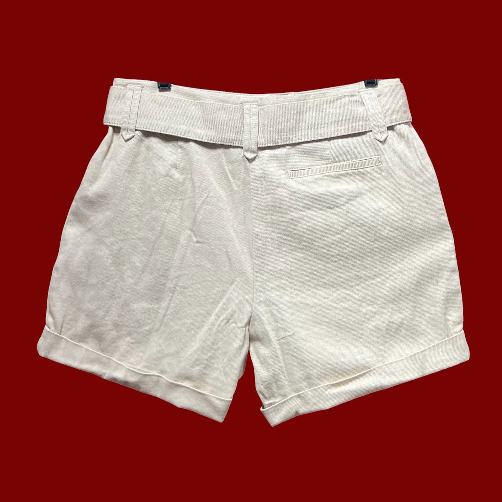 Other Ryegrass - Women's Mid-Rise Pleated Short - Beige - 8 Size 30" / US 8 / IT 44 - 2 Thumbnail