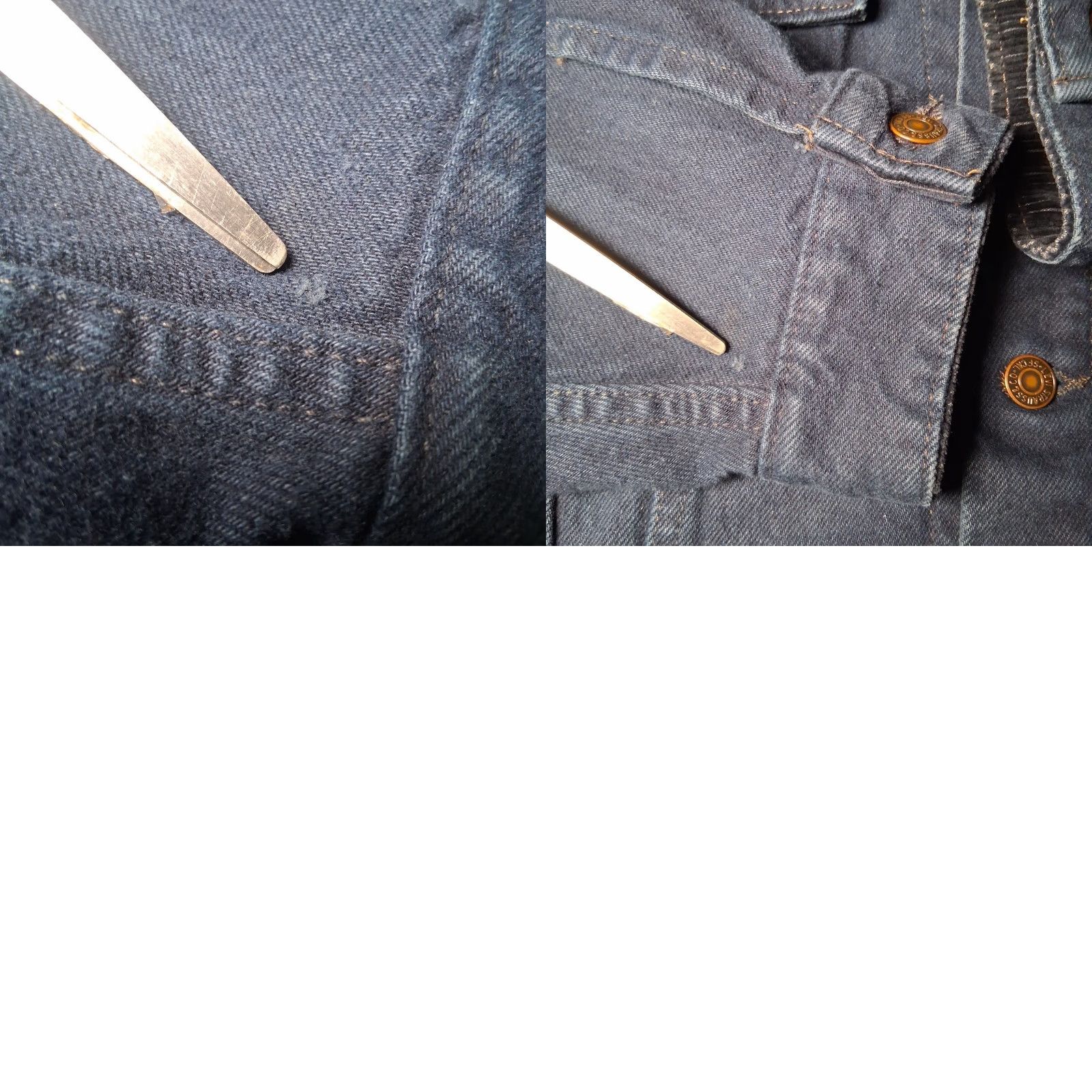Levi's VINTAGE Levi's Levi Strauss Denim Jean Jacket L Blue Corduroy Trucker 70599 0730 Size US 33 - 11 Thumbnail