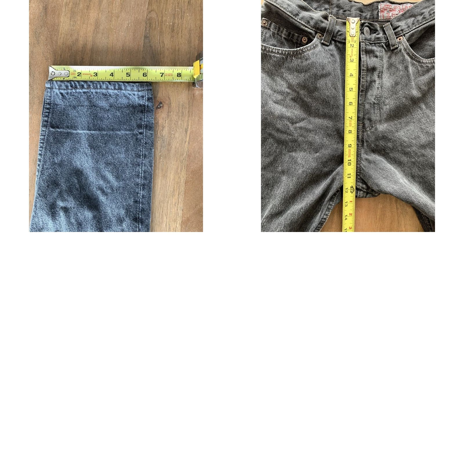 Levi's VINTAGE Levi's 901 Jeans Womens 29x32 High Rise Dark Denim USA 80s 90s City Hipster Logo Retro Straight Womens Size 29" - 9 Thumbnail