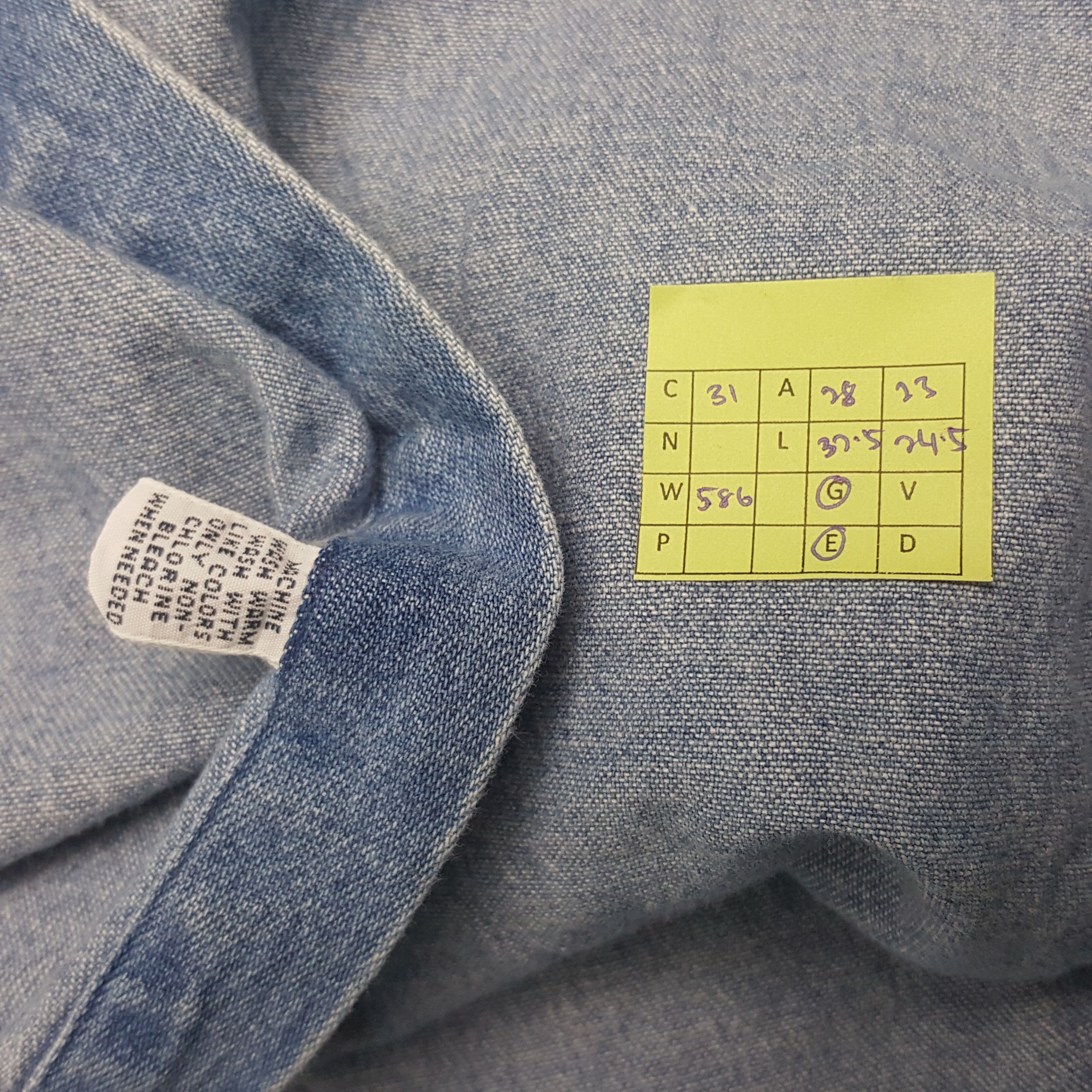 Polo Ralph Lauren Vintage Polo Ralph Lauren American Denim Shirt Button Up 31 Size US XXL / EU 58 / 5 - 7 Thumbnail