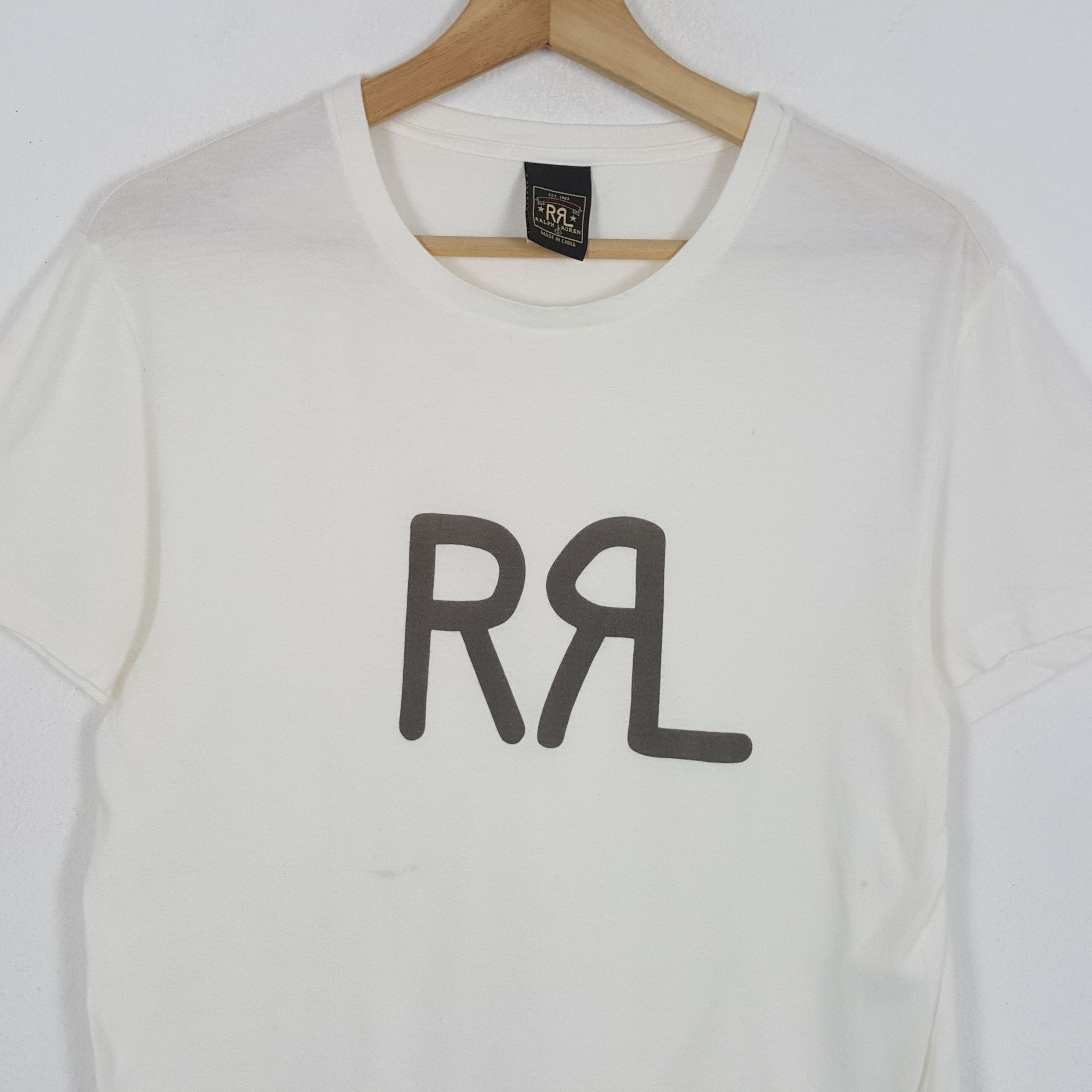 RRL Ralph Lauren × Ralph Lauren × Vintage Vintage RALPH LAUREN Polo Double RL Logo T-Shirts Size US S / EU 44-46 / 1 - 2 Thumbnail