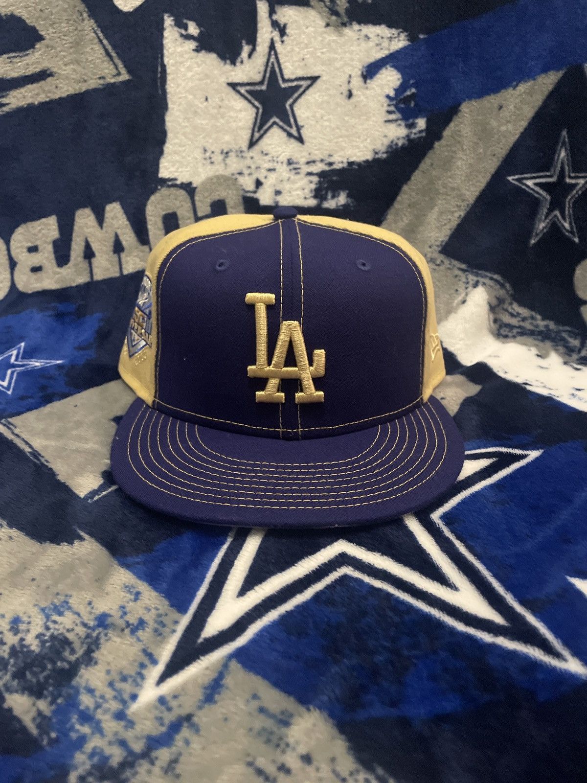 New Era USA Exclusive New Era 59FIFTY Dodgers 50th Anniversary Cap Size ONE SIZE - 1 Thumbnail