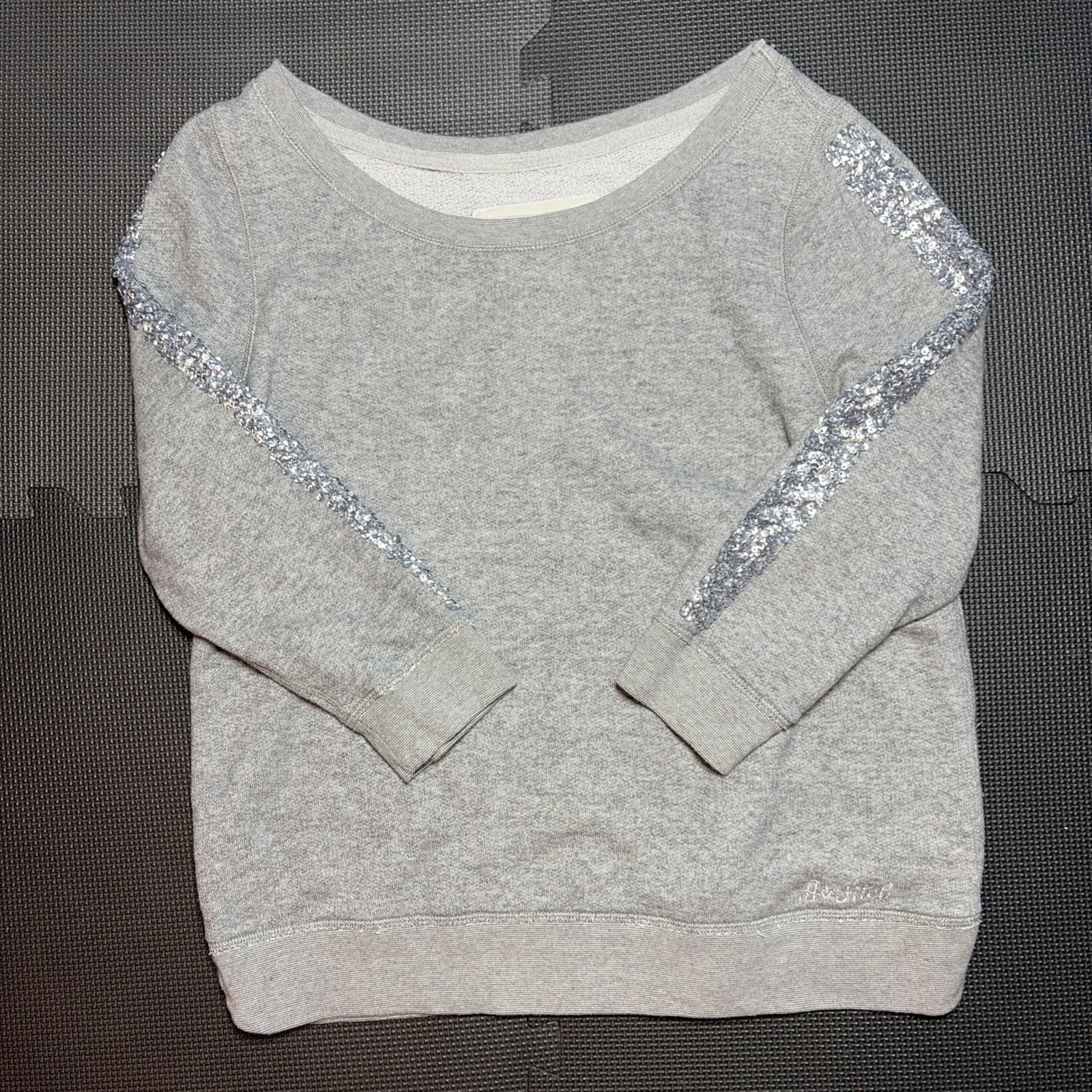 Abercrombie & Fitch Y2K Abercrombie & Fitch Womens Medium Sweater Sequin VTG Size M / US 6-8 / IT 42-44 - 1 Thumbnail