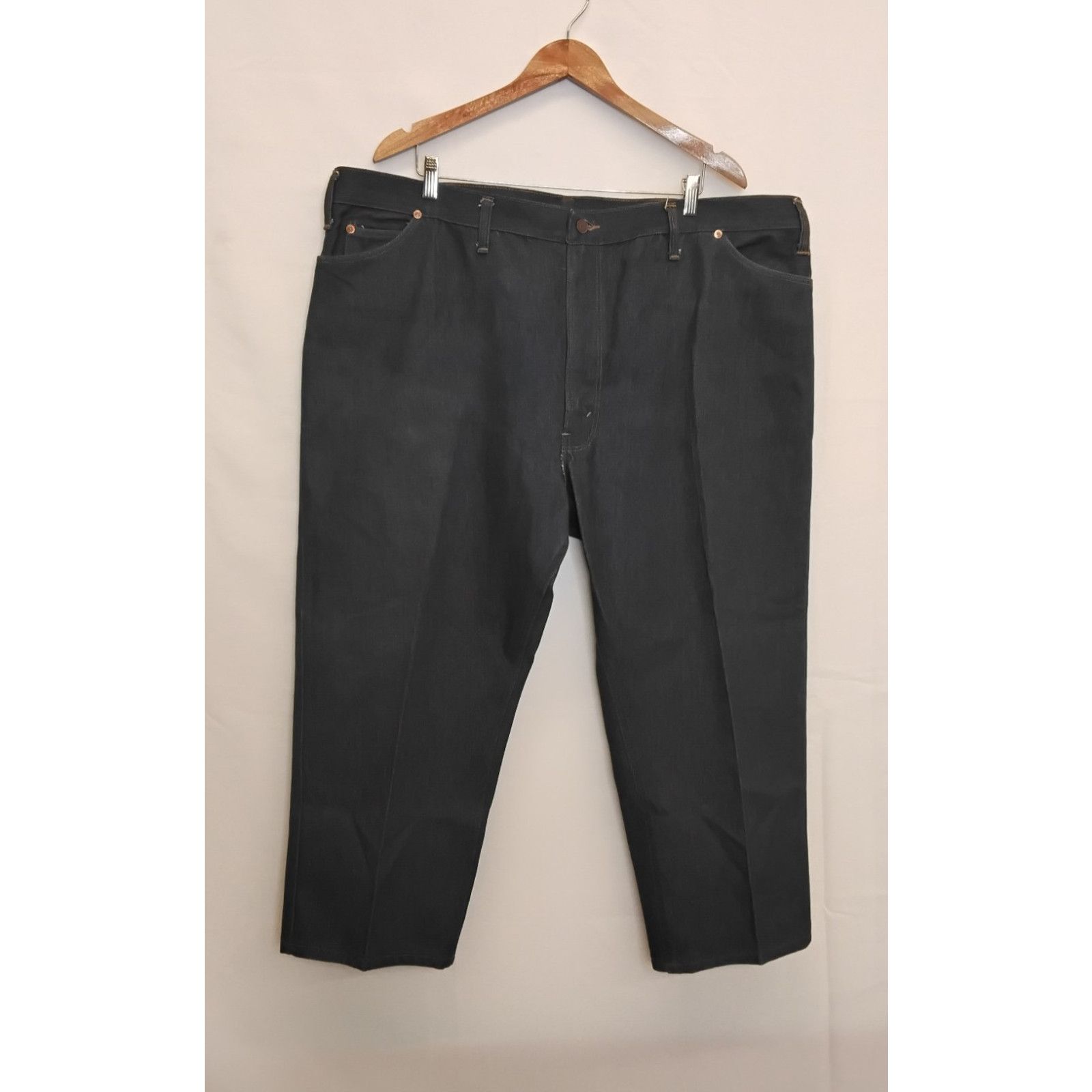 JCPenney JCPenny Denim Jeans Men's 44 x 26 Dark Wash Vintage 1980s Size US 44 / EU 60 - 2 Thumbnail