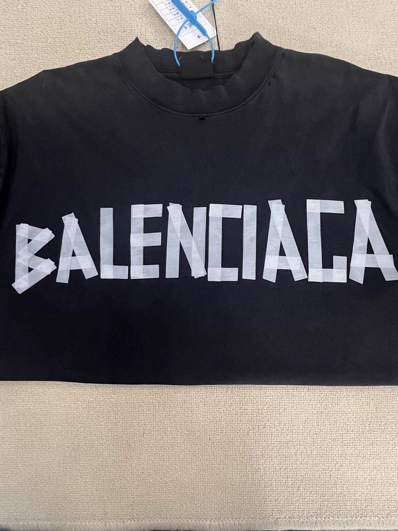 Balenciaga Balenciaga Adhesive tape short sleeve Size US XS / EU 42 / 0 - 3 Thumbnail