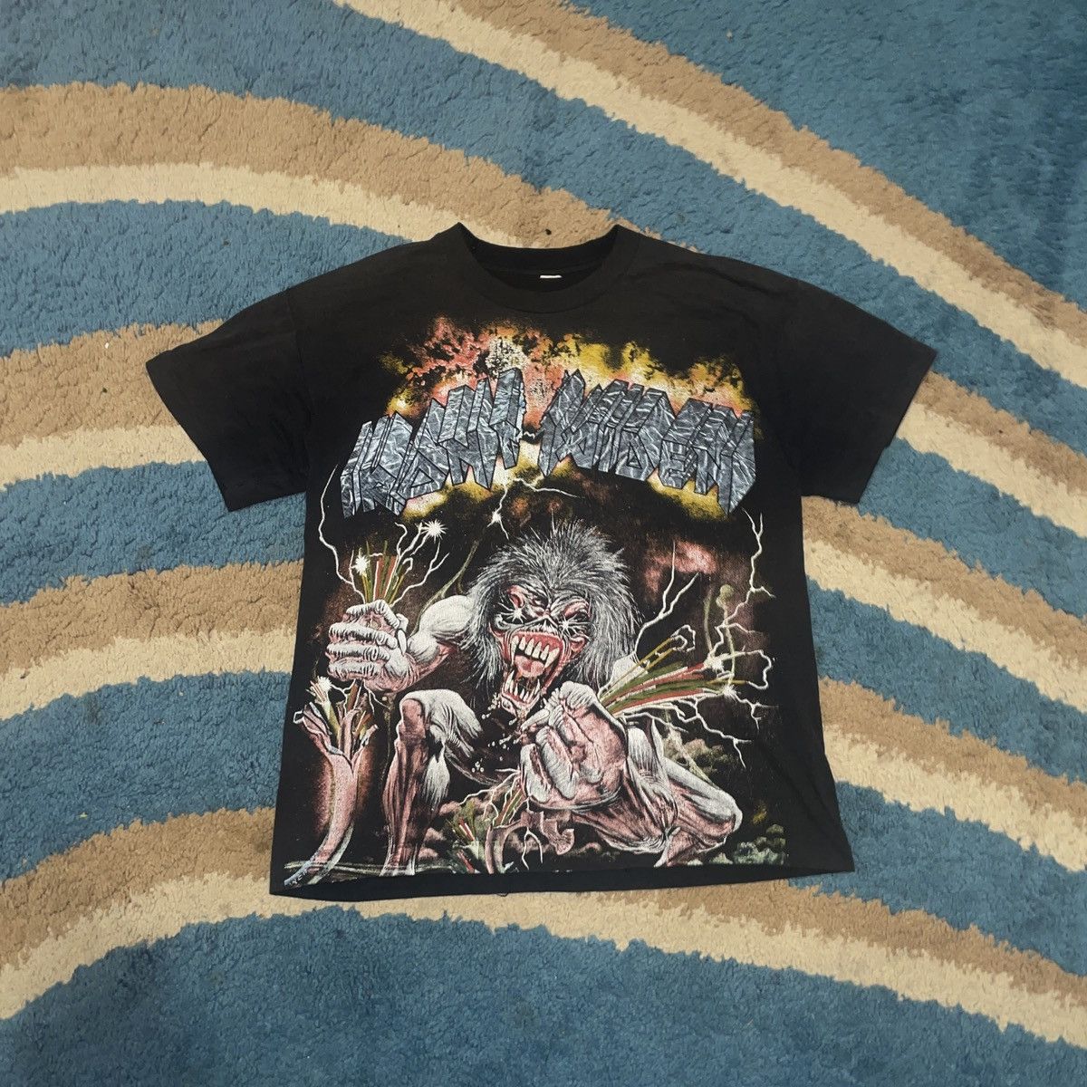 Band Tees × Iron Maiden × Vintage Vintage iron maiden tee Size US M / EU 48-50 / 2 - 1 Thumbnail