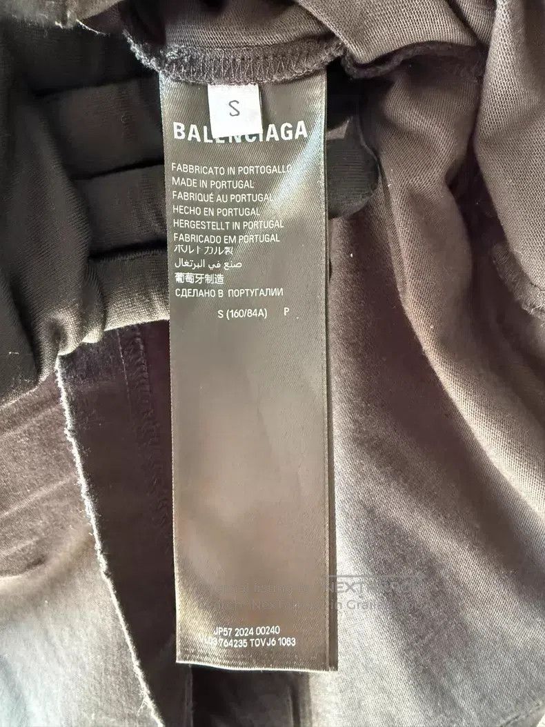 Balenciaga Balenciaga Front and Back Crystal Logo Short Sleeve Size US S / EU 44-46 / 1 - 4 Thumbnail