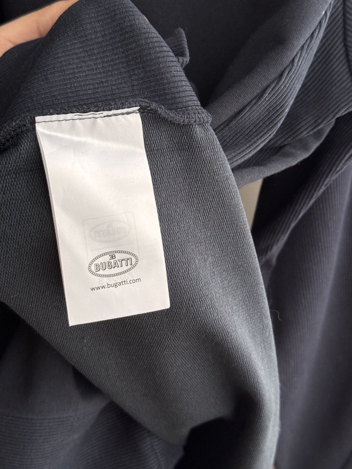 Formula 1 × Vintage Buggati 3B Veyron Racing Navy Logo Sweatshirt Size US M / EU 48-50 / 2 - 8 Thumbnail