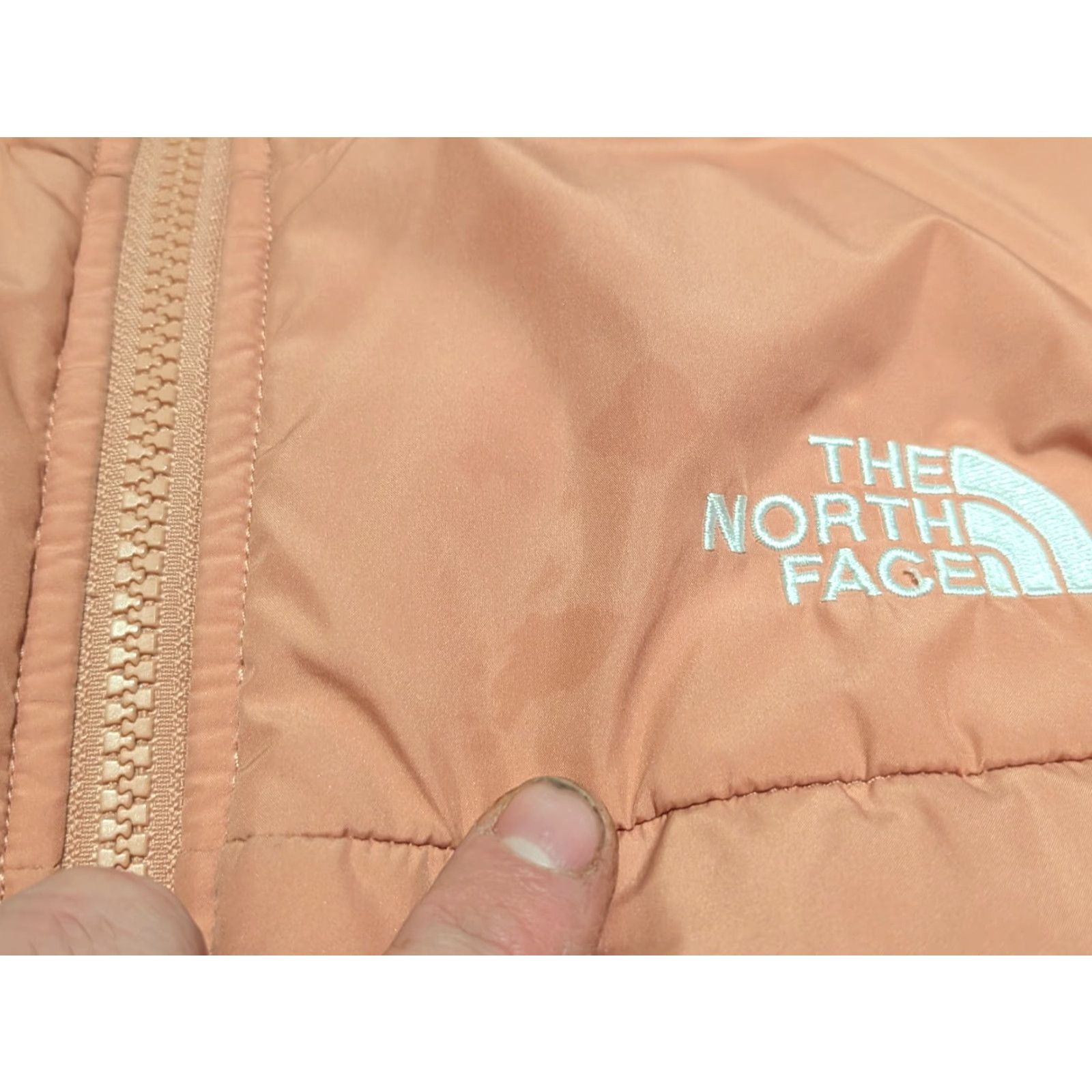 The North Face The North Face Jacket Womens Large Pink Mossbud Reversible Hooded Fleece Parka Size L / US 10 / IT 46 - 7 Thumbnail