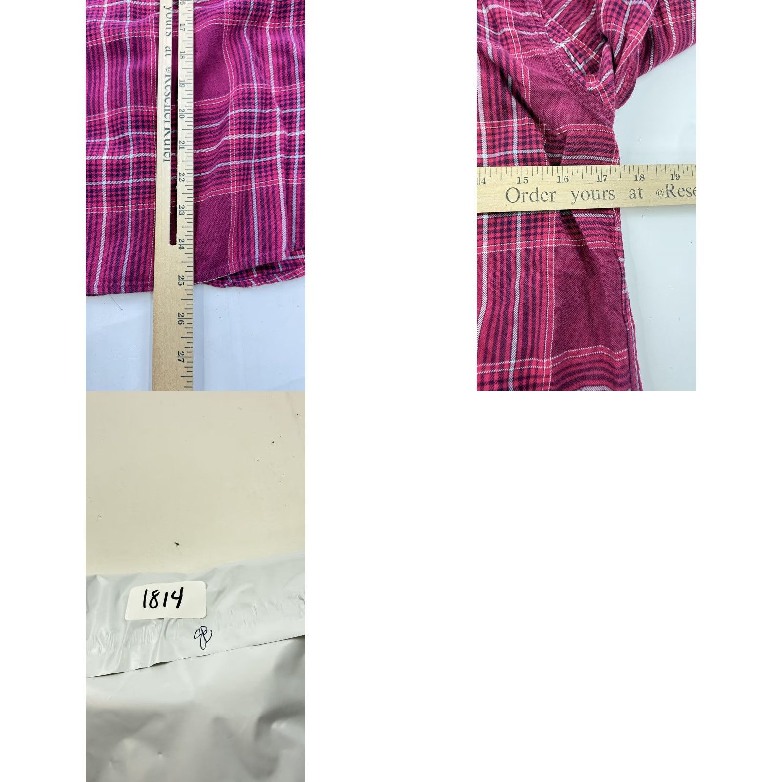 Eddie Bauer Eddie Bauer Shirt Womens Medium Pink Plaid Button Front Long Sleeve Cotton Top Size M / US 6-8 / IT 42-44 - 8 Thumbnail