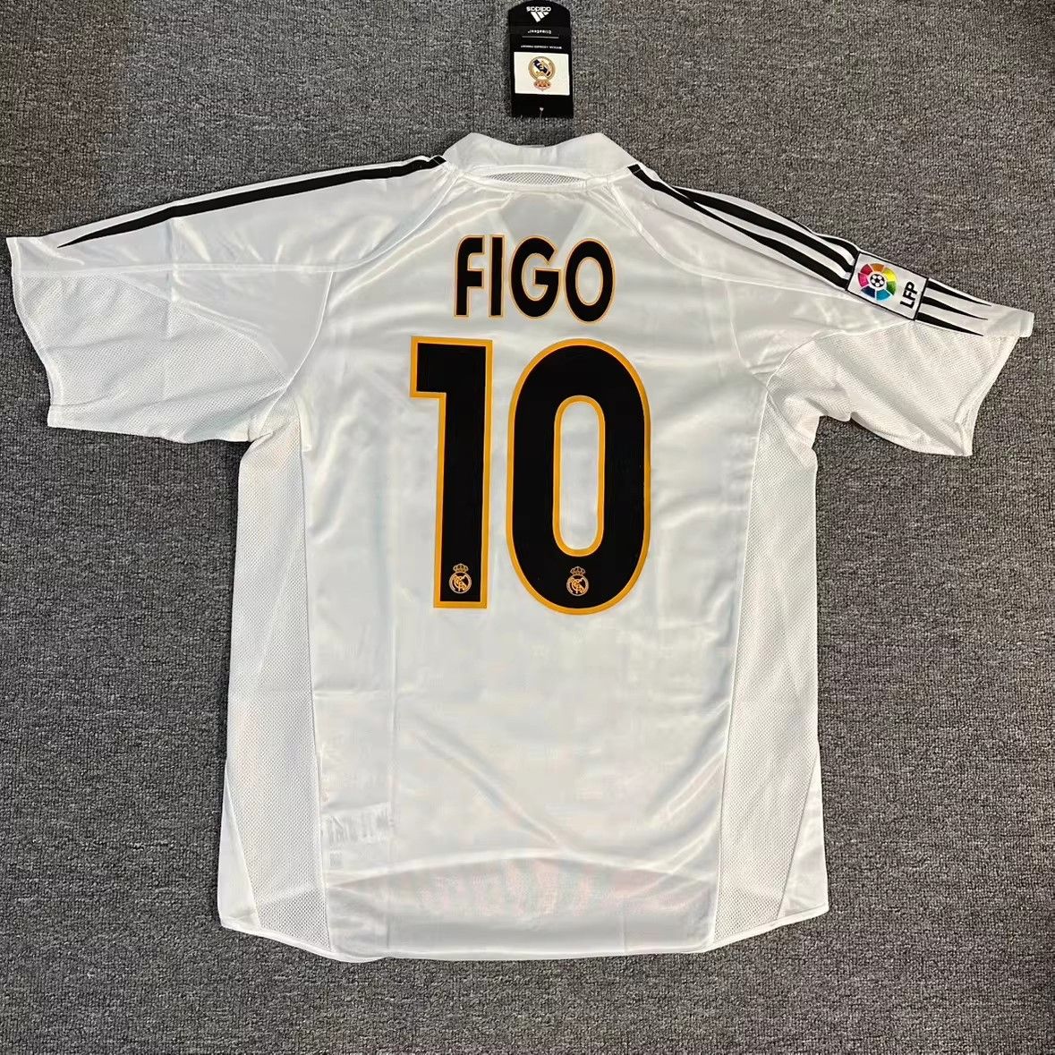 Other 2004 2005 Real Madrid #10 Luís Figo Jersey Home Size US XL / EU 56 / 4 - 1 Thumbnail