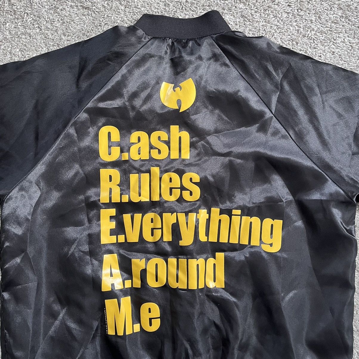 Forever 21 × Wu-Tang Clan 🔴Wu-Tang Jacket Size Large Black Yellow