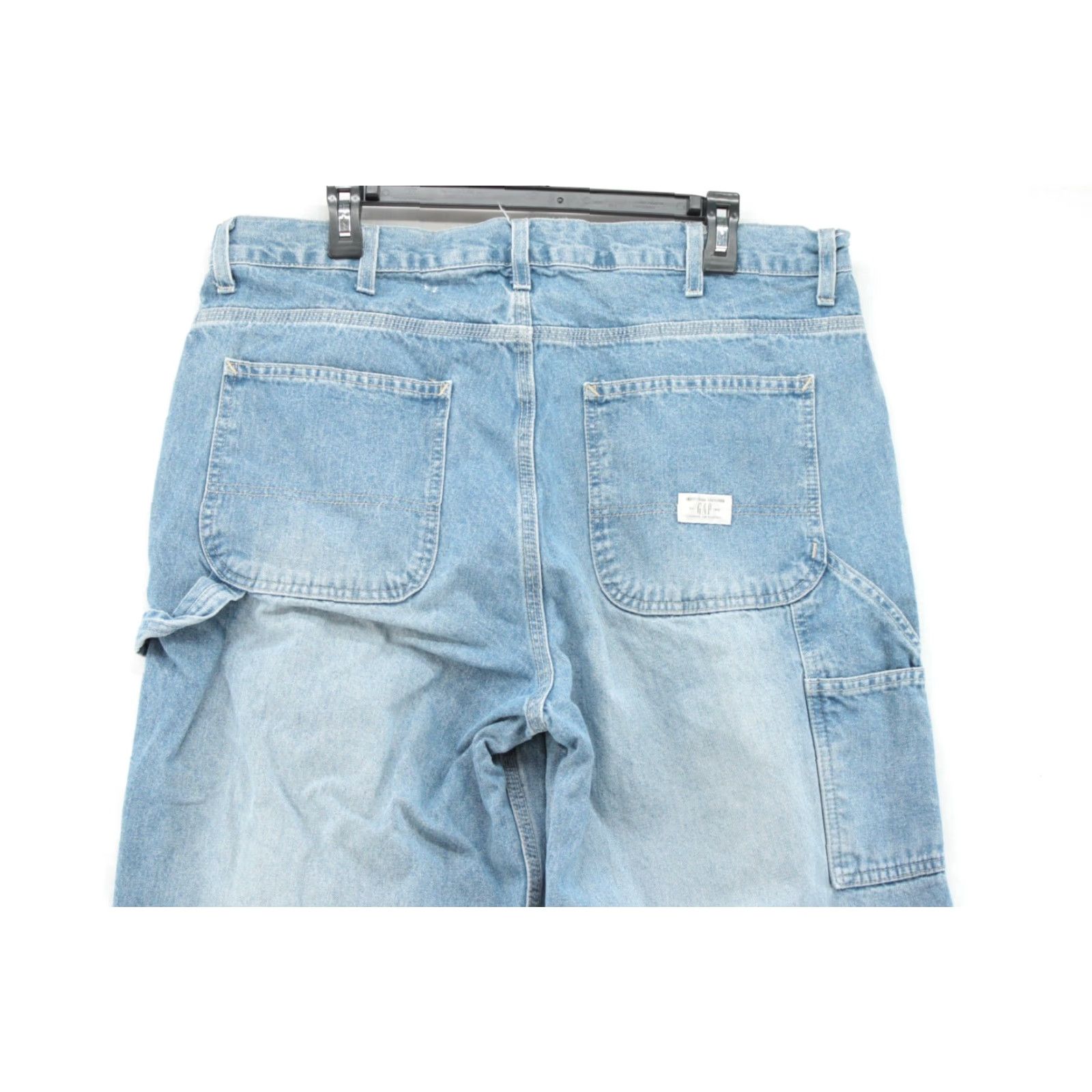 Gap VINTAGE Gap Carpenter Jeans Skater 5-Pocket Denim Mens Size 38x30 Blue 90s Grunge Baggy 207005 Size US 38 / EU 54 - 5 Thumbnail