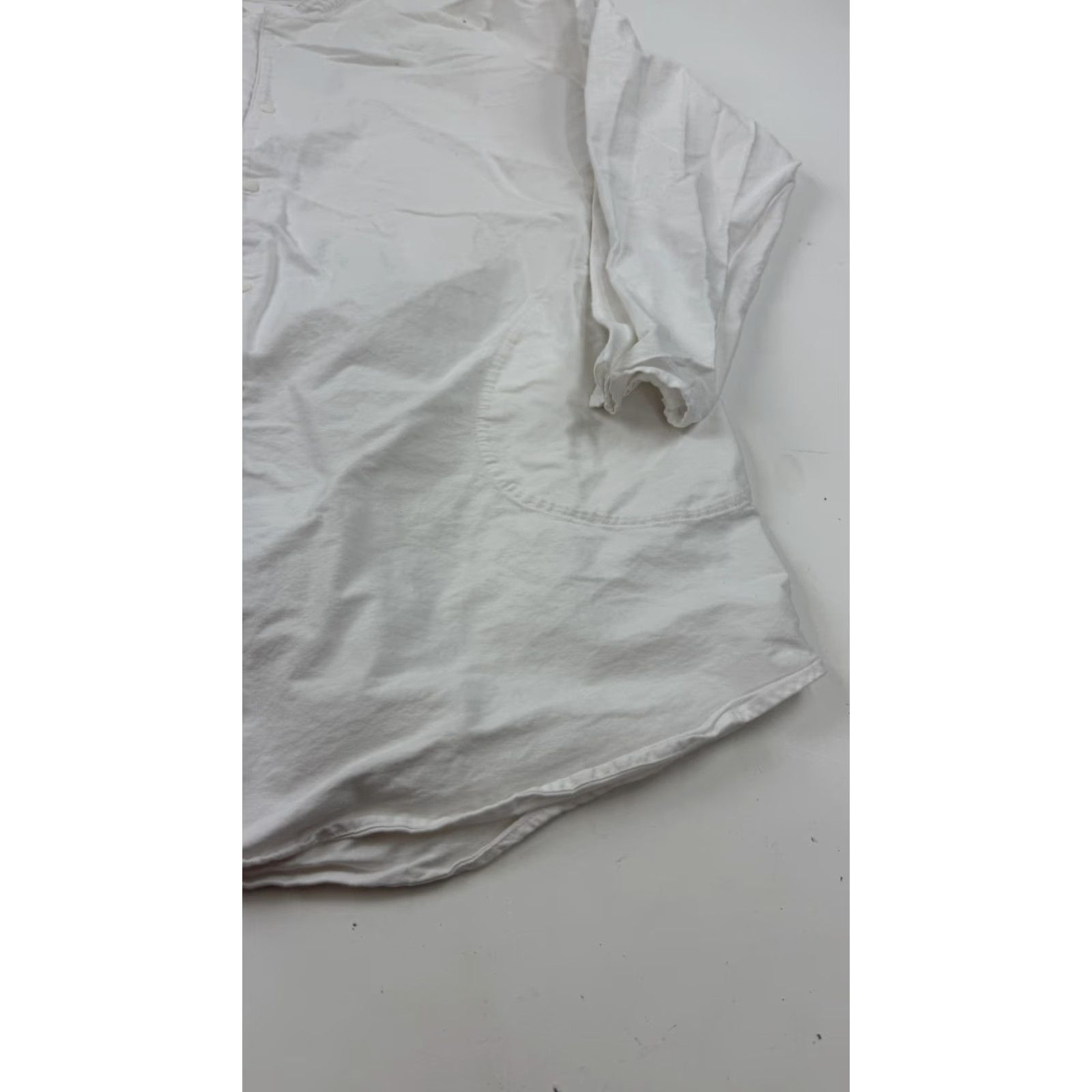 Muji Muji Shirt Adult L/XL White Cotton Band Collar Long Sleeve Pockets Womens Size L / US 10 / IT 46 - 2 Thumbnail