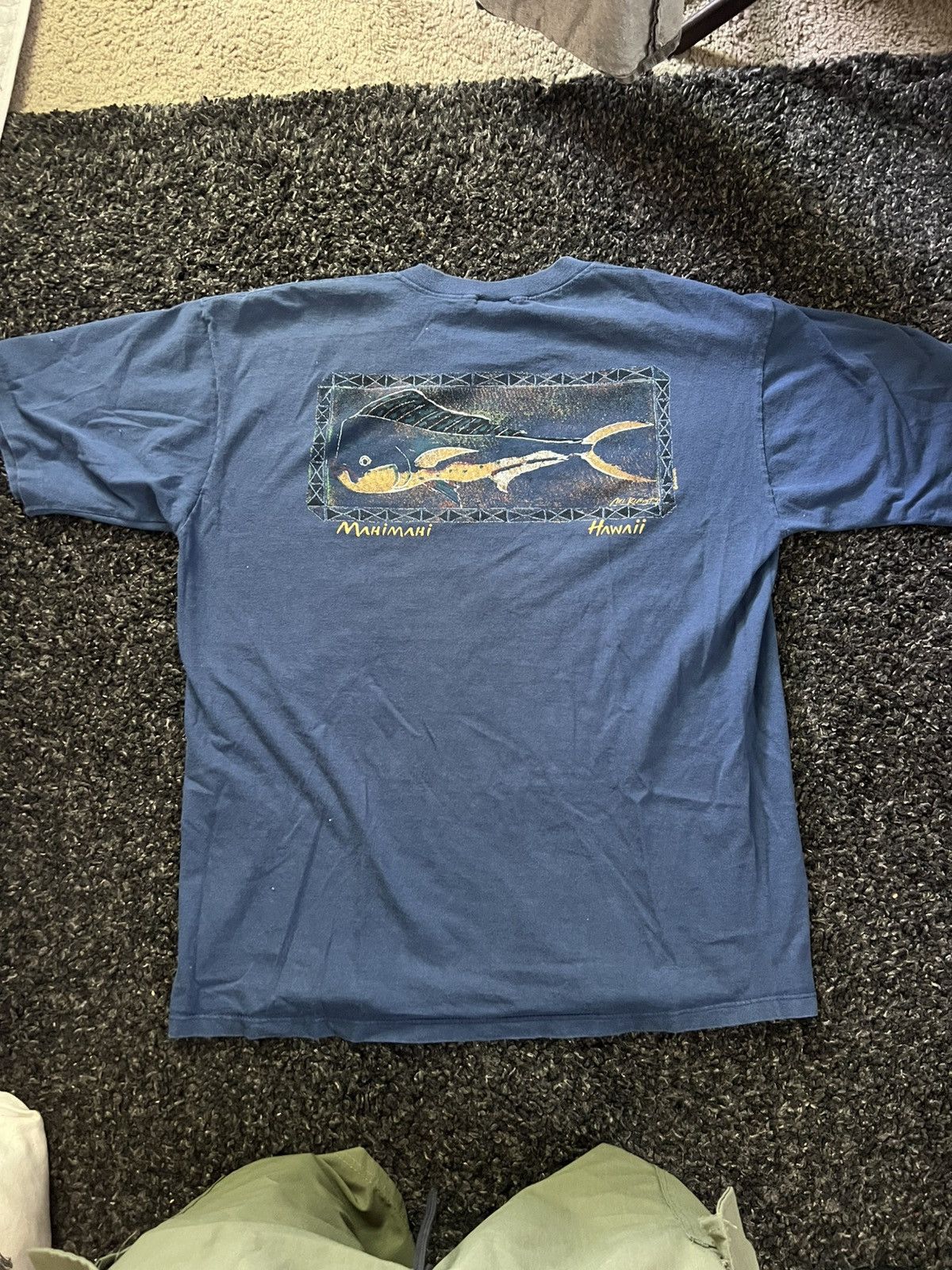Vintage Blue vintage hawaii fish tee Size US XL / EU 56 / 4 - 2 Thumbnail