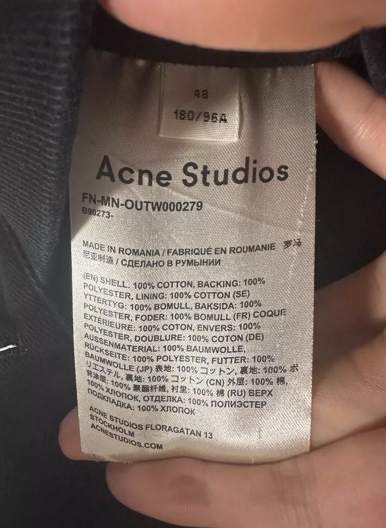 Acne Studios Acne Studios size:48 Black work coat Size US L / EU 52-54 / 3 - 4 Thumbnail
