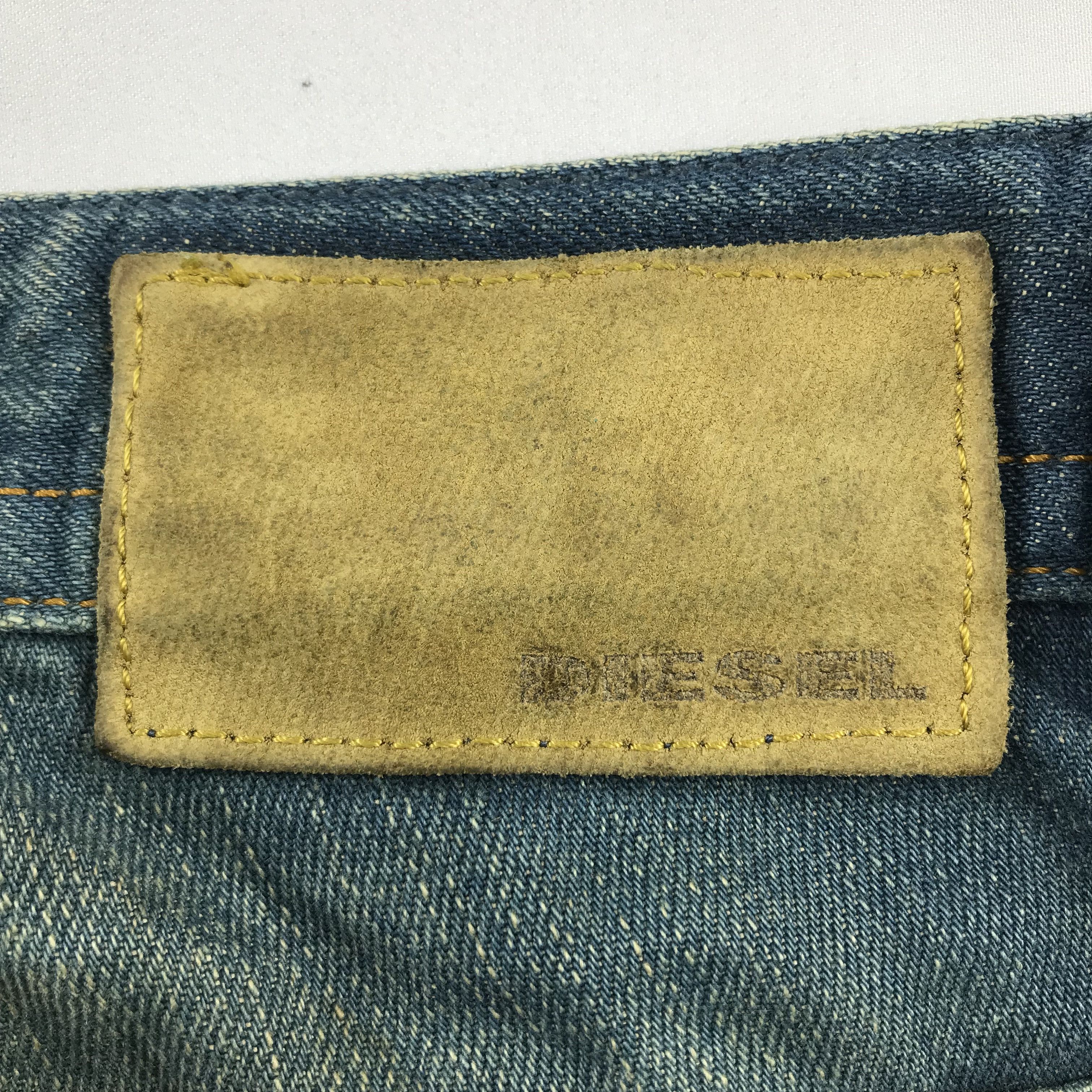 Diesel Diesel Thavar Slim Skinny Jeans Blue Distress Denim KJ3459 Size US 28 / EU 44 - 5 Thumbnail