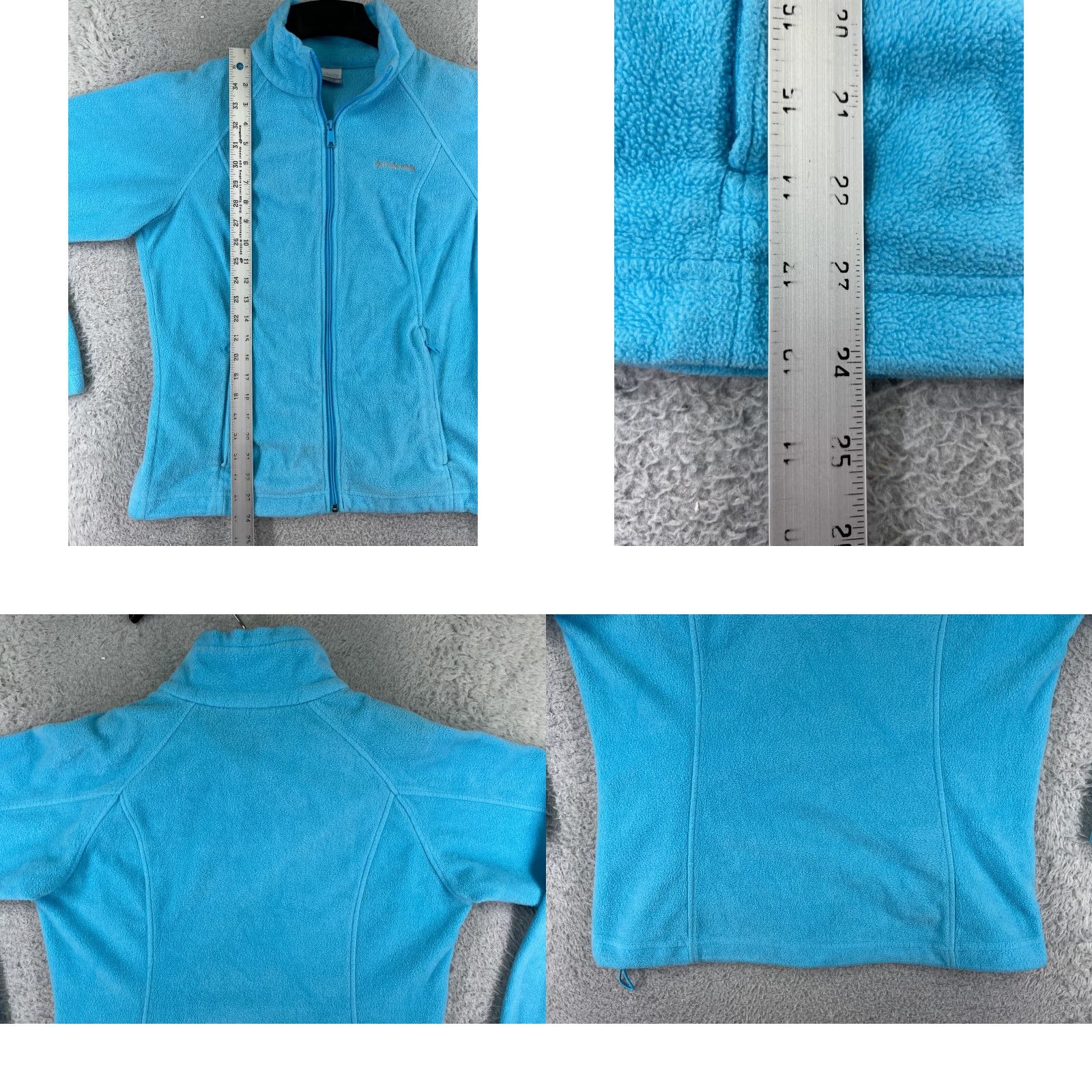 Vintage Columbia Jacket Womens Blue Full Zip 100% Polyester Outdoor Fleece All Seasons Regular Size M Lightweight Zip Size M / US 6-8 / IT 42-44 - 9 Thumbnail