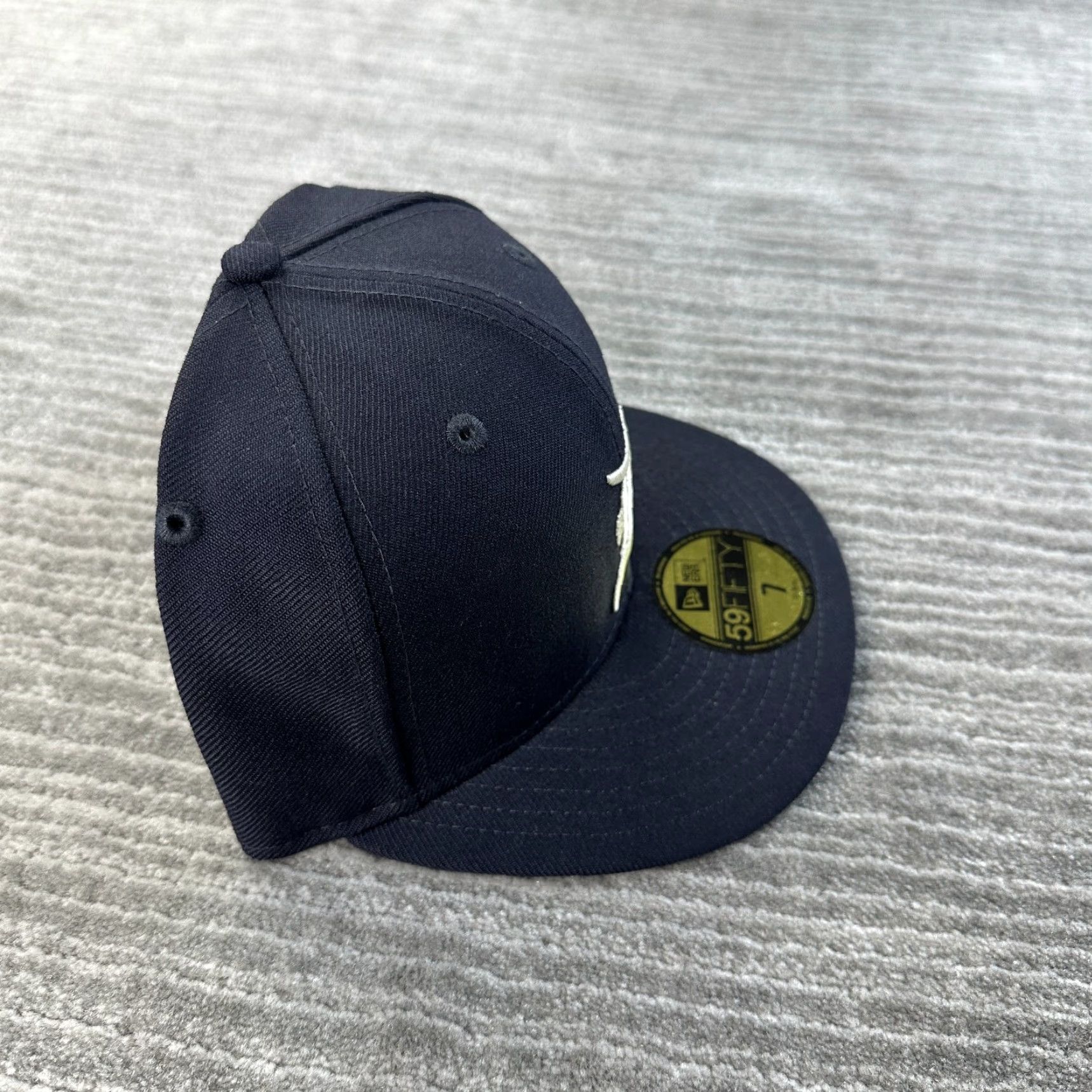 Fear of God Fear Of God Hat Cap Mens Fitted 7 Navy Blue New Era Wool Essentials Size ONE SIZE - 3 Thumbnail